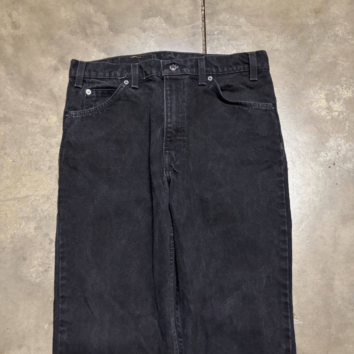 Levi's Vintage 90s Levis 550 Orange Tab Denim Jeans Faded Western Size US 33 - 4 Thumbnail