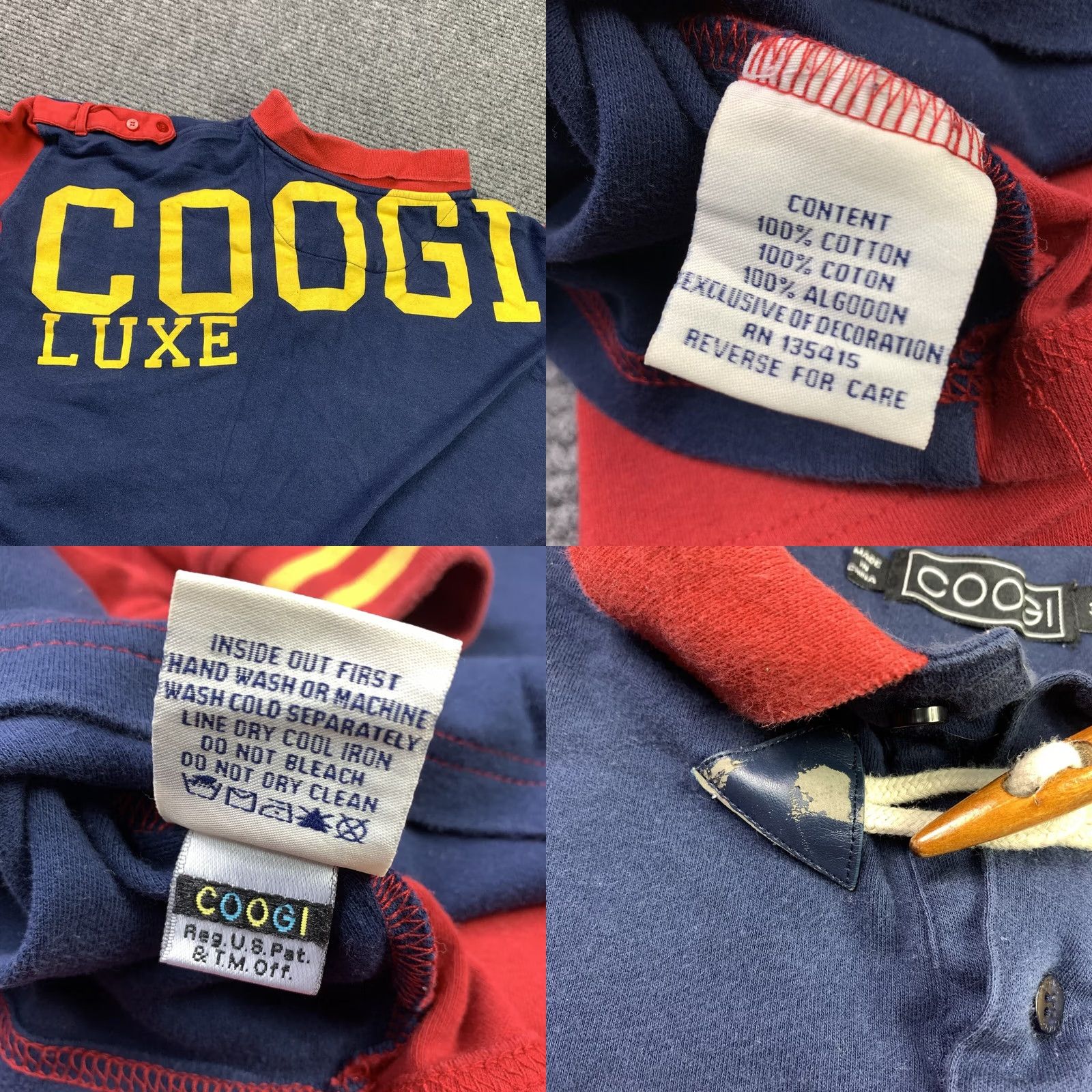Coogi VINTAGE COOGI Polo Shirt Mens 3X Collared Embroidered Patch Logo Spellout Size US XXL / EU 58 / 5 - 8 Thumbnail