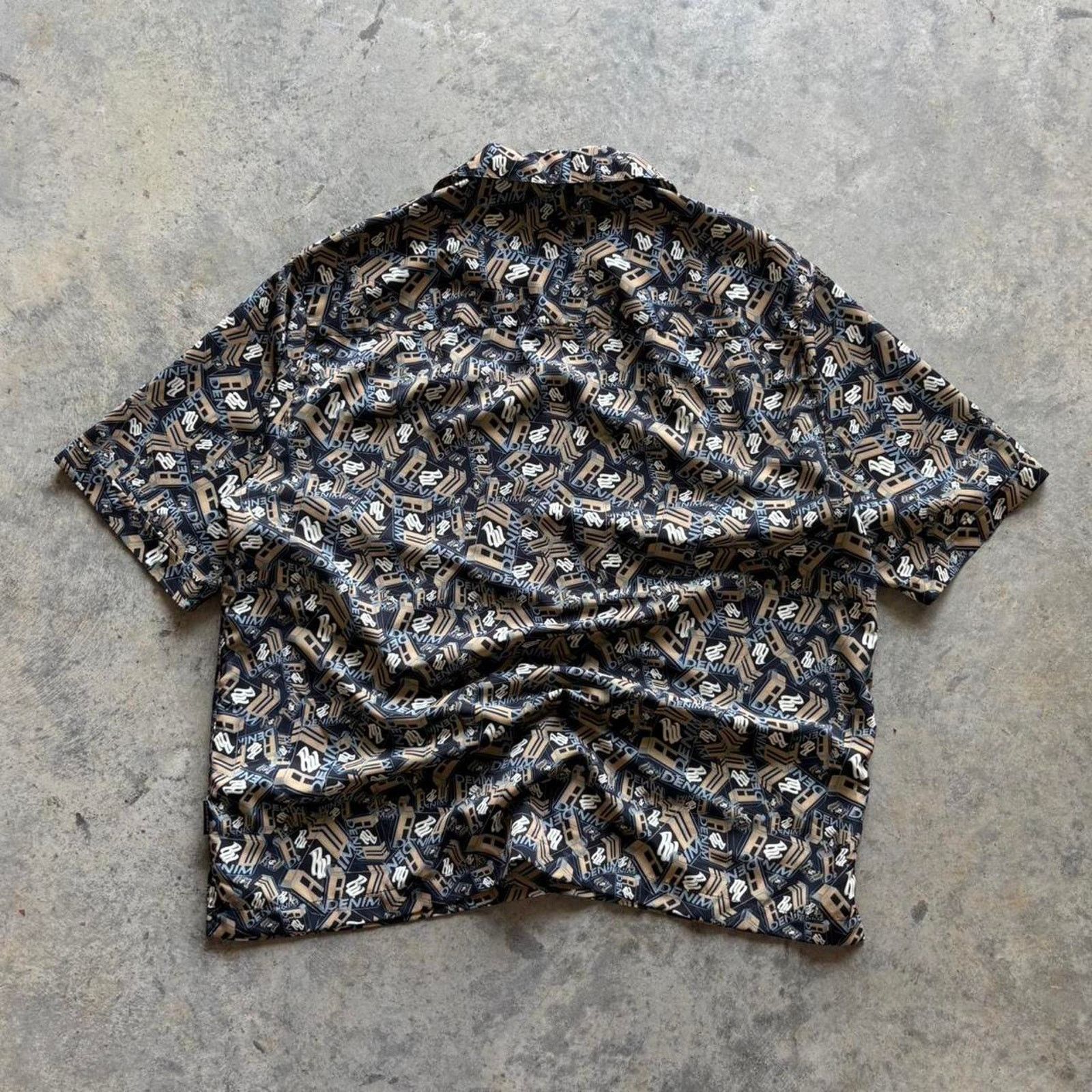 JNCO × Japanese Brand × Rocawear Vintage Y2K RocaWear Baggy Aop Button Up Shirt Size US XL / EU 56 / 4 - 6 Thumbnail