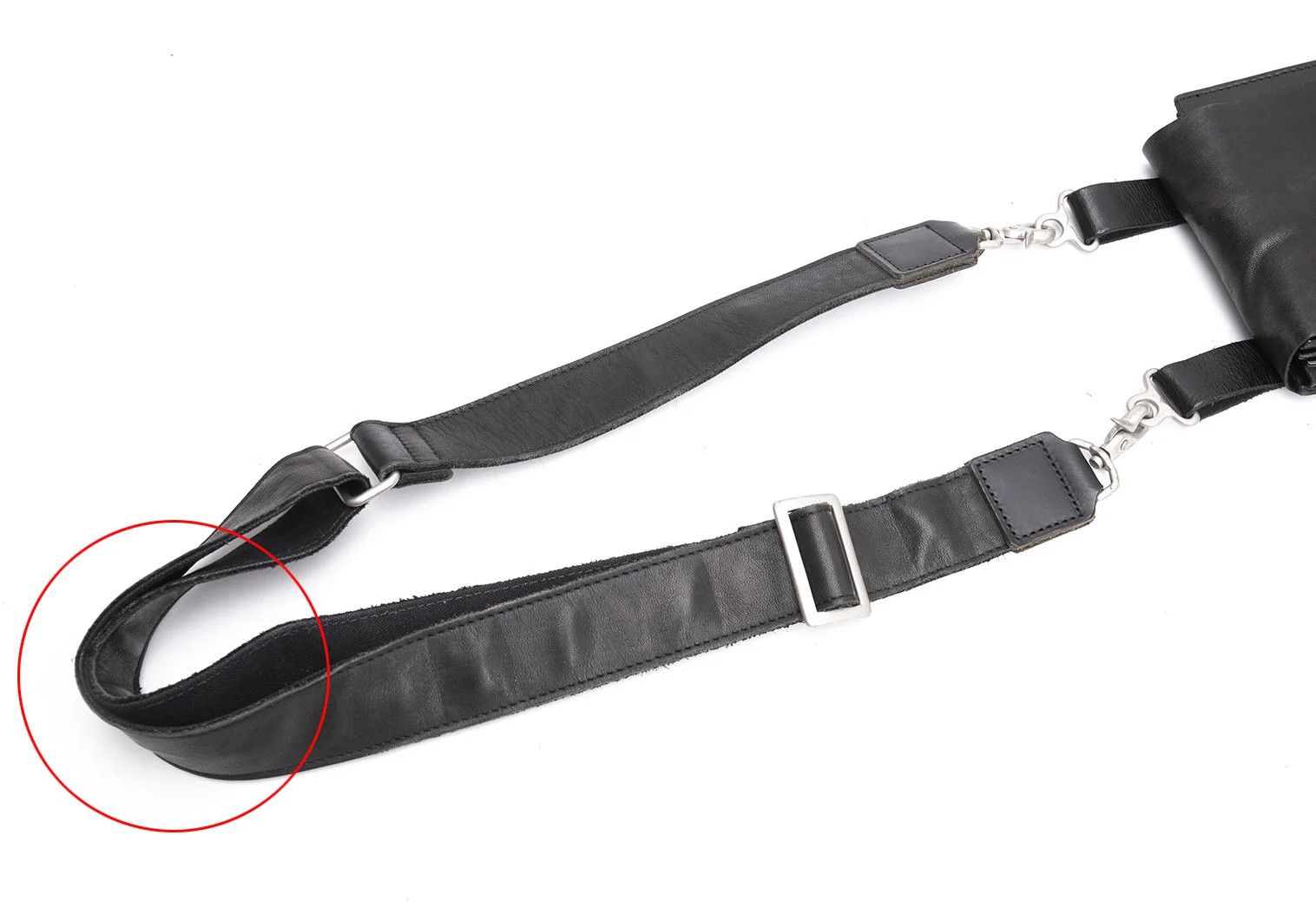 Yohji Yamamoto Yohji Yamamoto Horse Leather Mini Shoulder Bag Size ONE SIZE - 6 Thumbnail