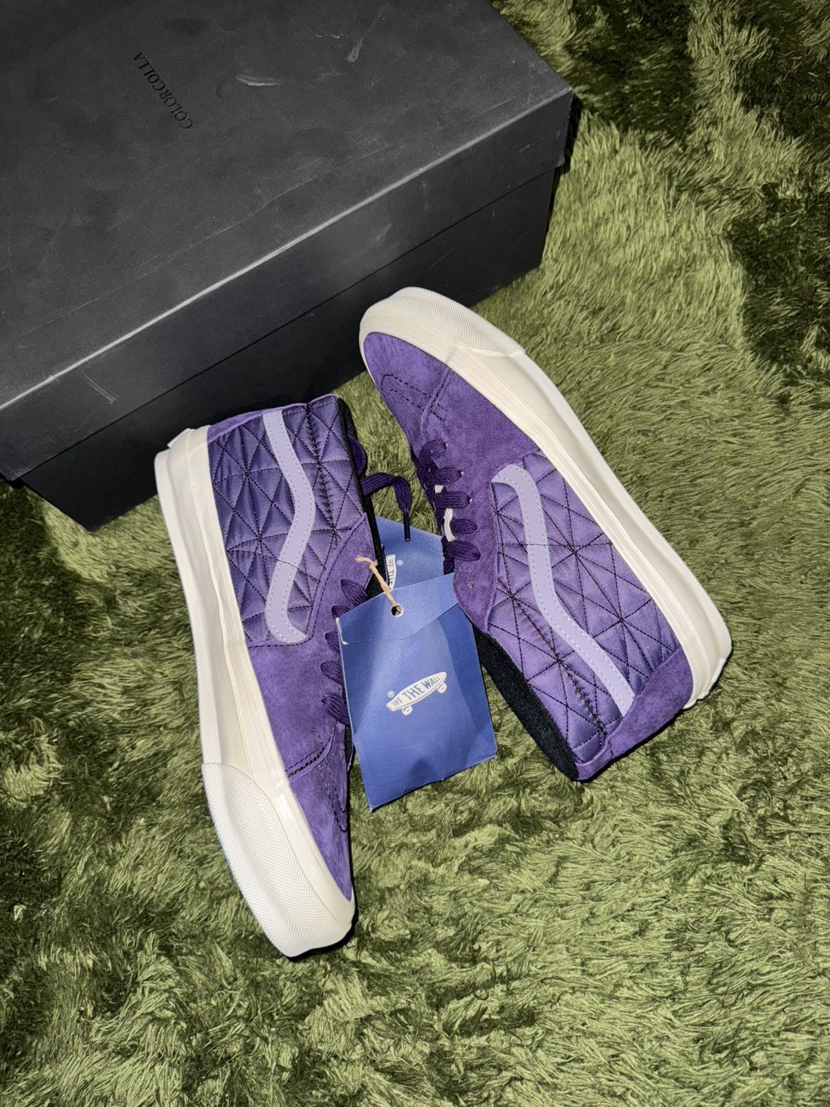 Vans [US 9] Vans Vault Skate Mid Sample Quilted Suede Purple Size US 9 / EU 42 - 6 Thumbnail
