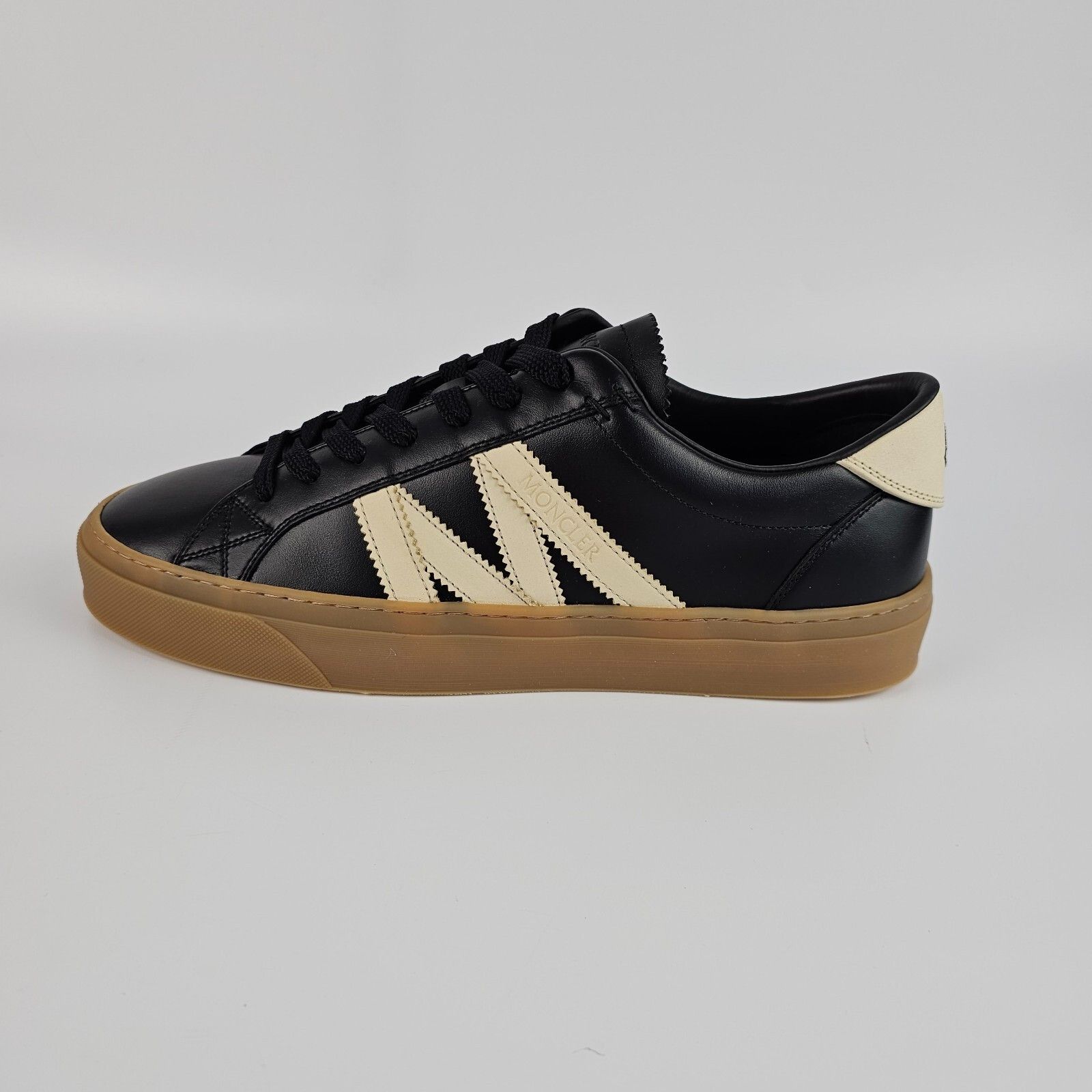 Moncler MONCLER Monaco2 Men's Black Sneakers New Size US 6 / EU 39 - 4 Thumbnail