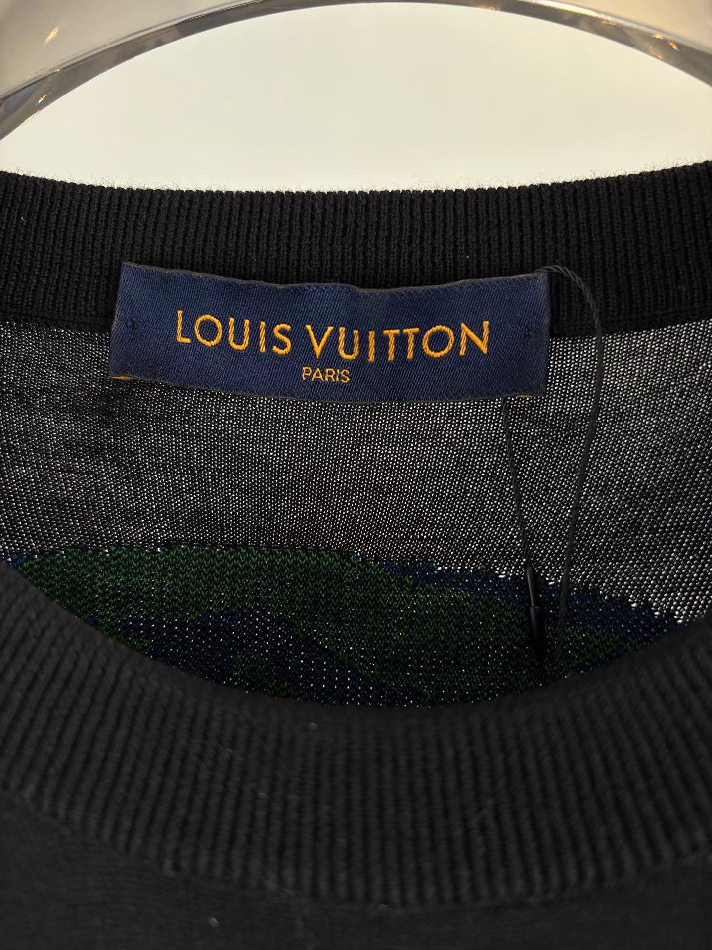 Louis Vuitton LOUIS VUITTON Piano Earth Knit Short Sleeve K1 Size US XL / EU 56 / 4 - 3 Thumbnail