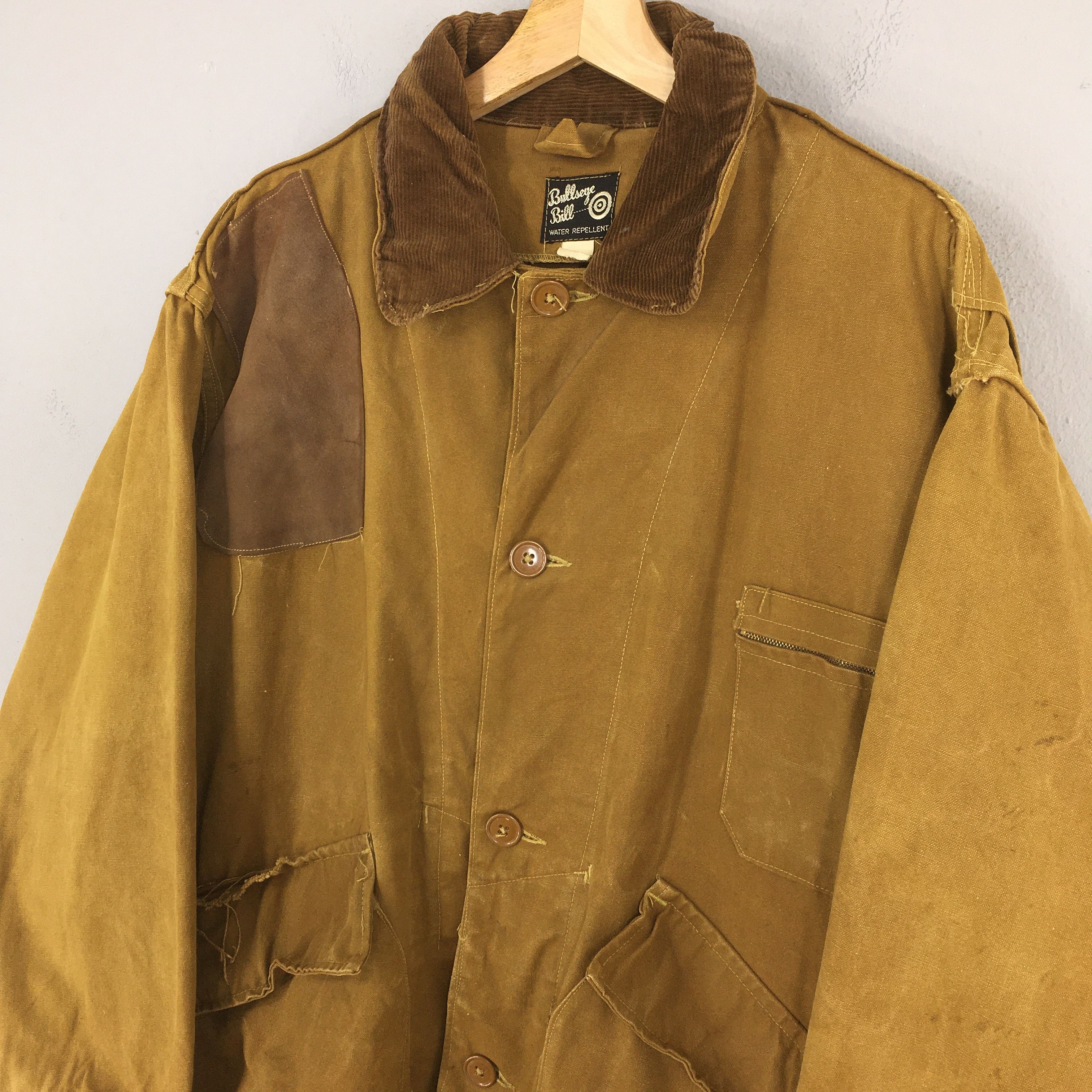 Vintage Vintage 50s Bullseye Bill Barn Field Brown Hunting Jacket XL Size US XL / EU 56 / 4 - 3 Thumbnail