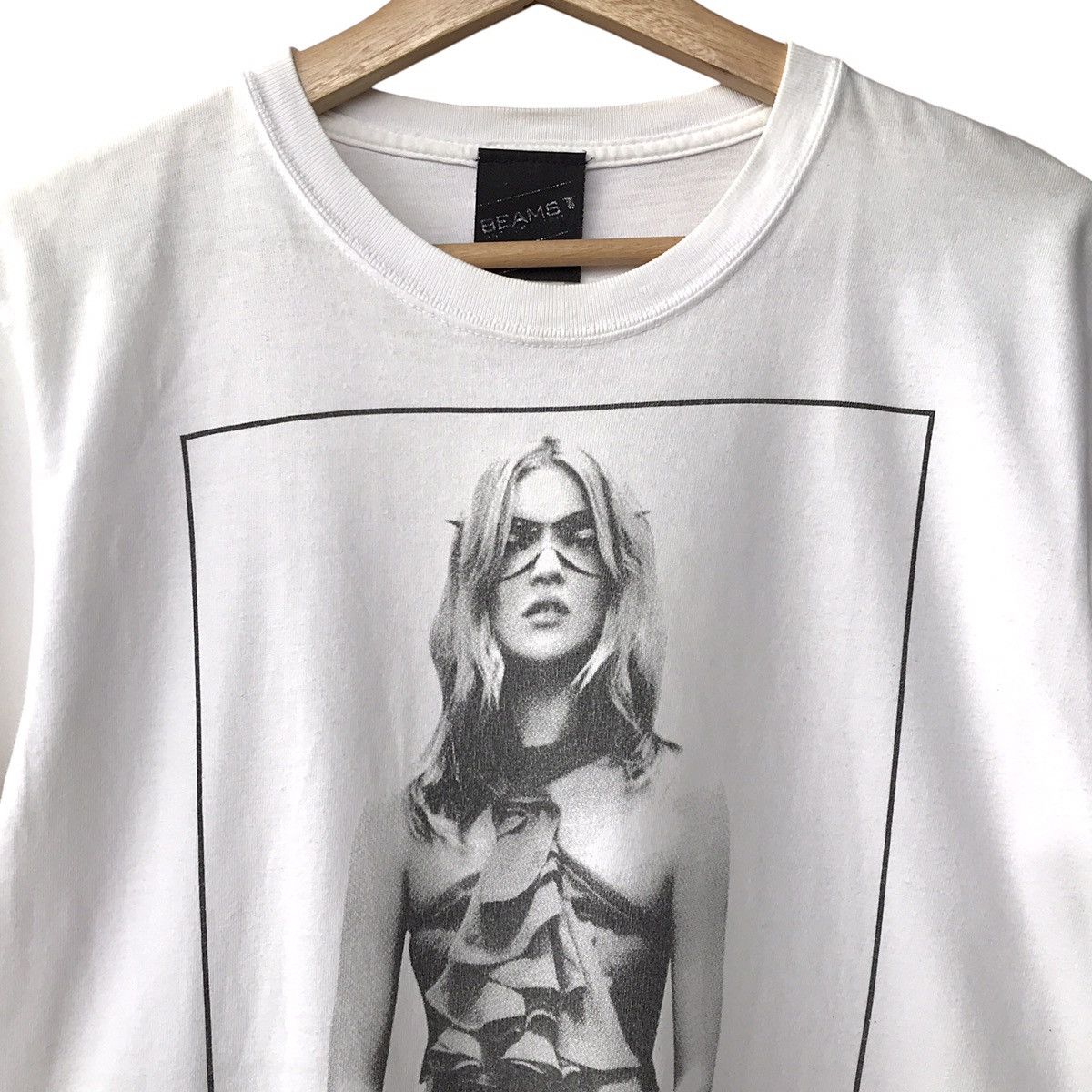 Beams Japan × Beams Plus × Designer Beams T Japan The MASK Kate Moss Photo Tee Size US M / EU 48-50 / 2 - 4 Thumbnail