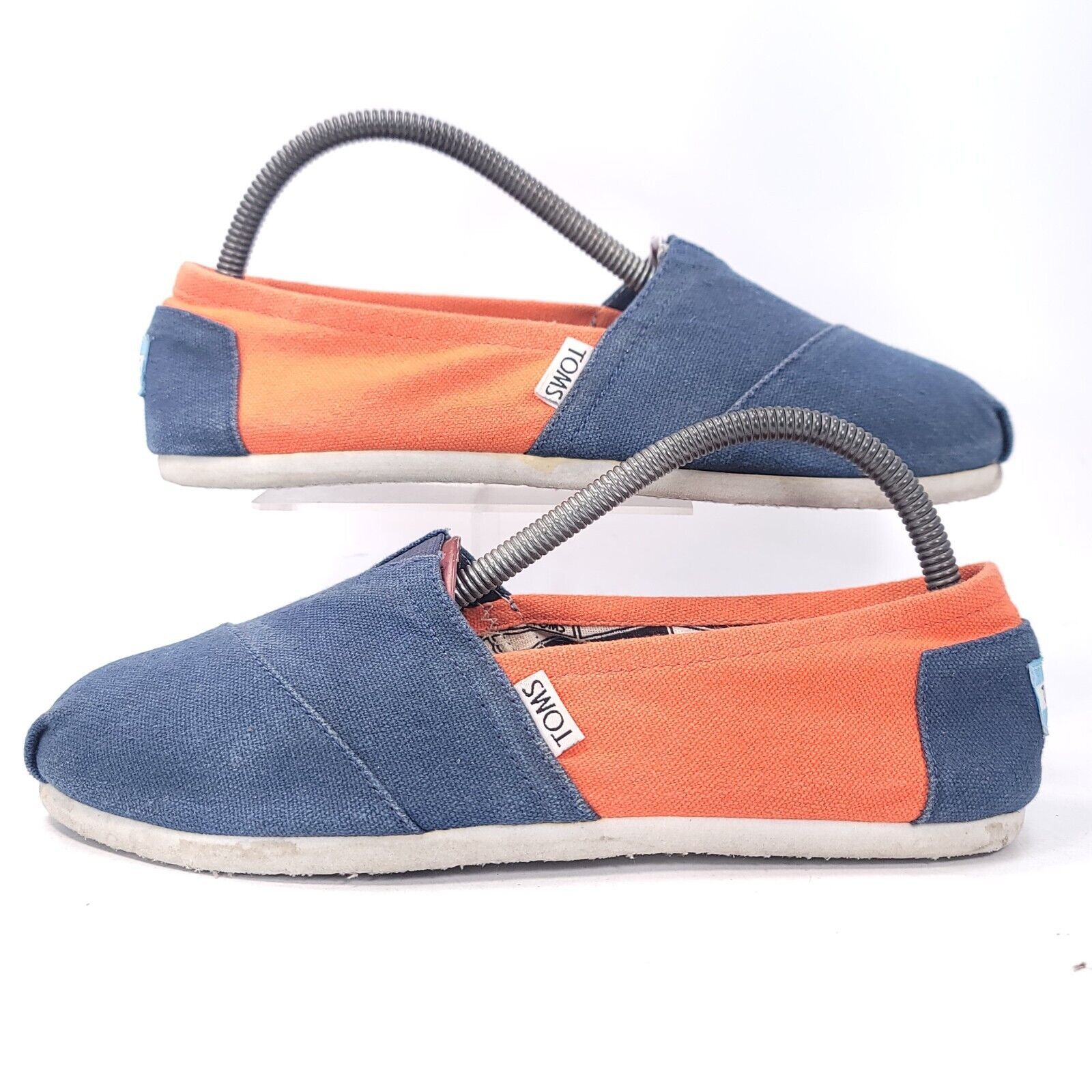 Toms Toms Round Toe Ballet Flat Womens Size 8.5 Blue Orange Size US 8.5 / IT 38.5 - 6 Thumbnail