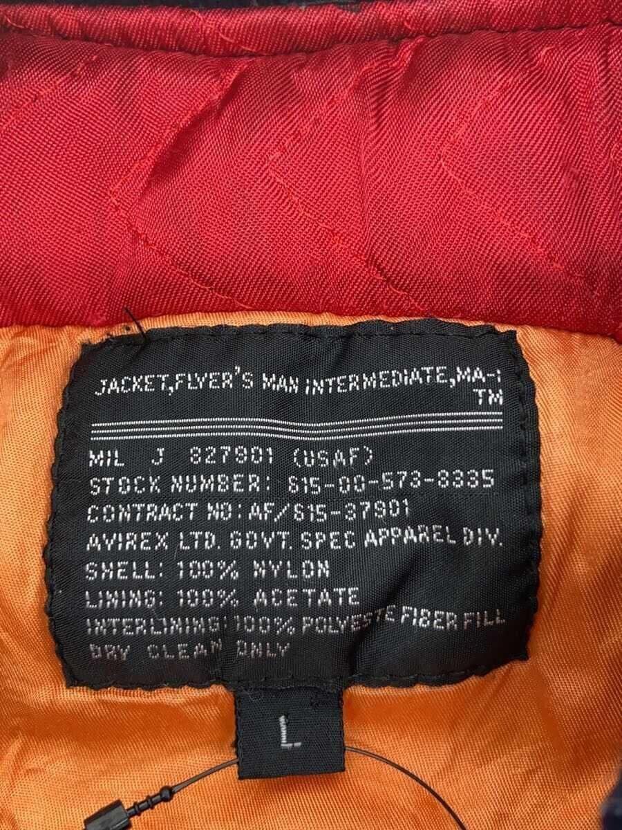 Avirex Nylon Flight Jacket Black