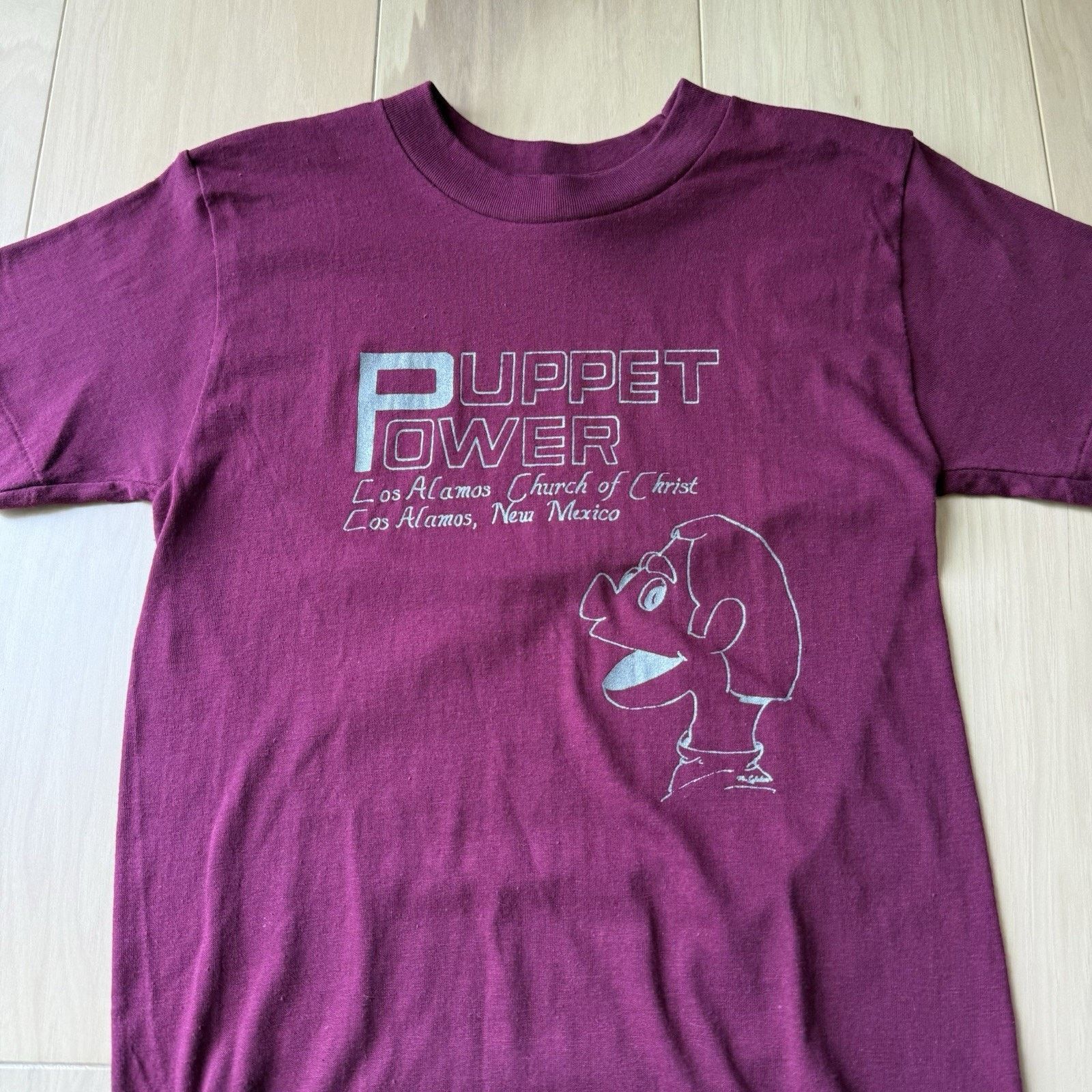 Vintage Vintage Puppet Power Shirt S Maroon 80s Made USA Los Alamos Size US S / EU 44-46 / 1 - 2 Thumbnail