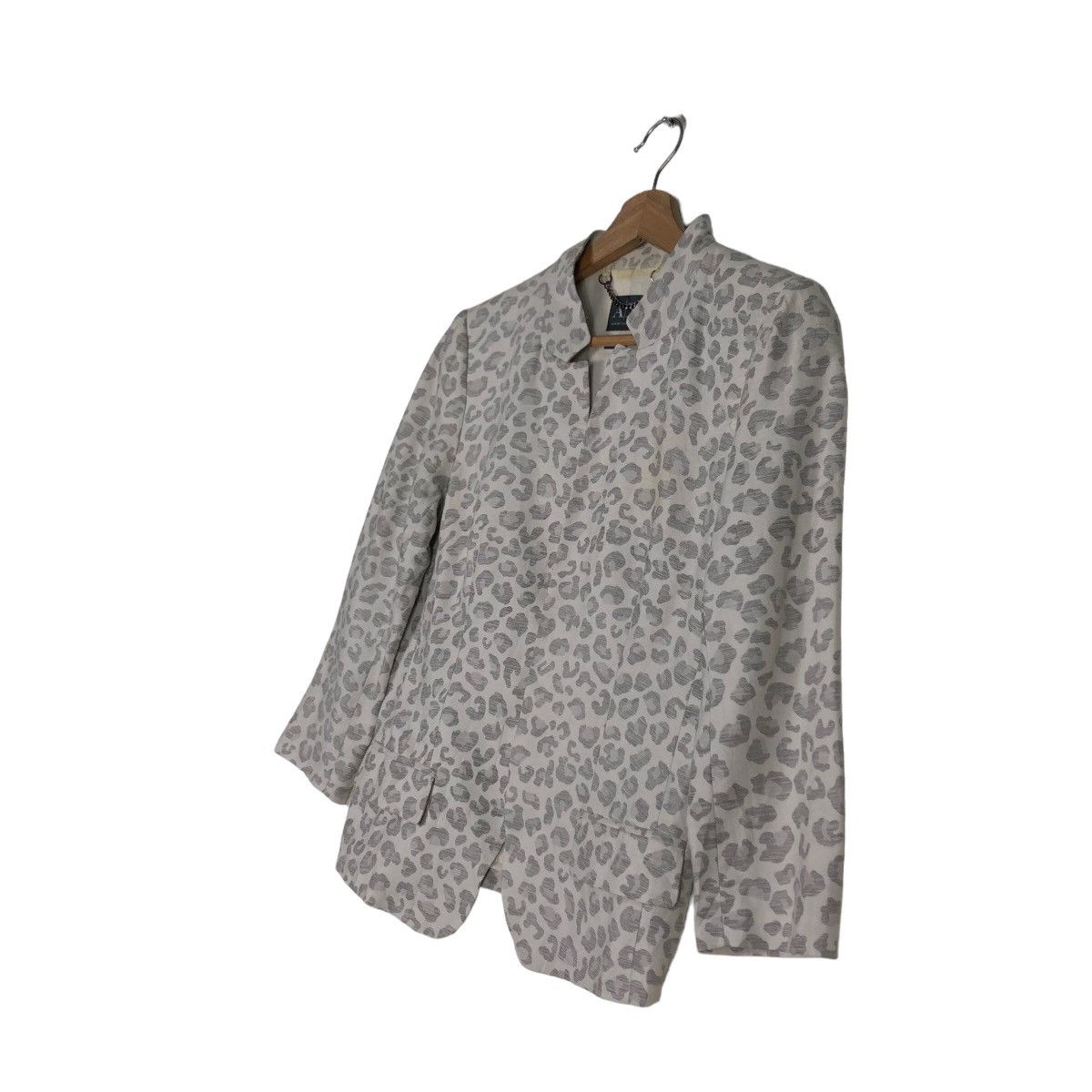 Armani Exchange 🔥Vtg Cropped Jacket Polkadot Full Print Armani Exchange Size US M / EU 48-50 / 2 - 2 Thumbnail