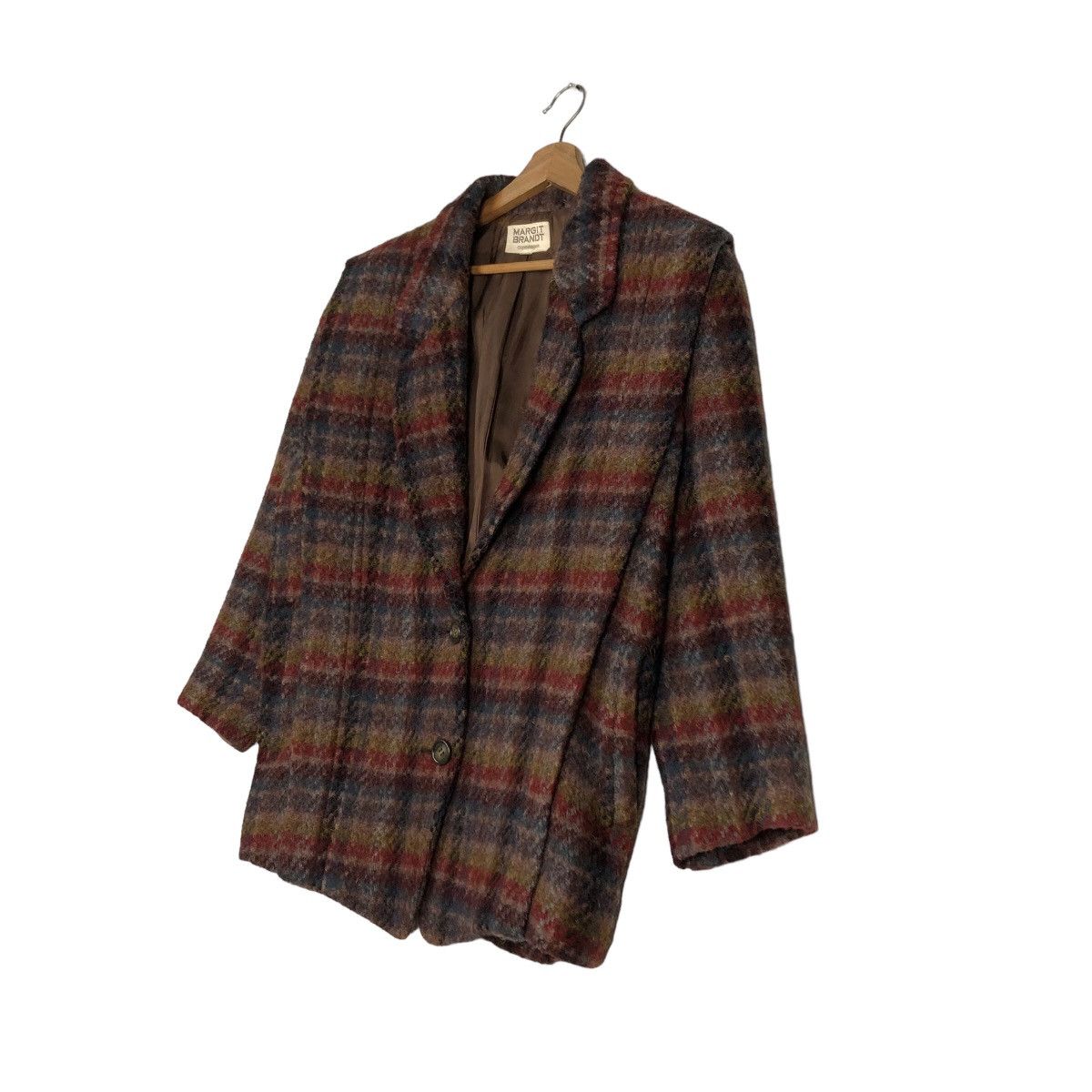 Japanese Brand Vintage Wool Jacket Double Breast Margit Brandt IsseyMiyake Size US M / EU 48-50 / 2 - 2 Thumbnail