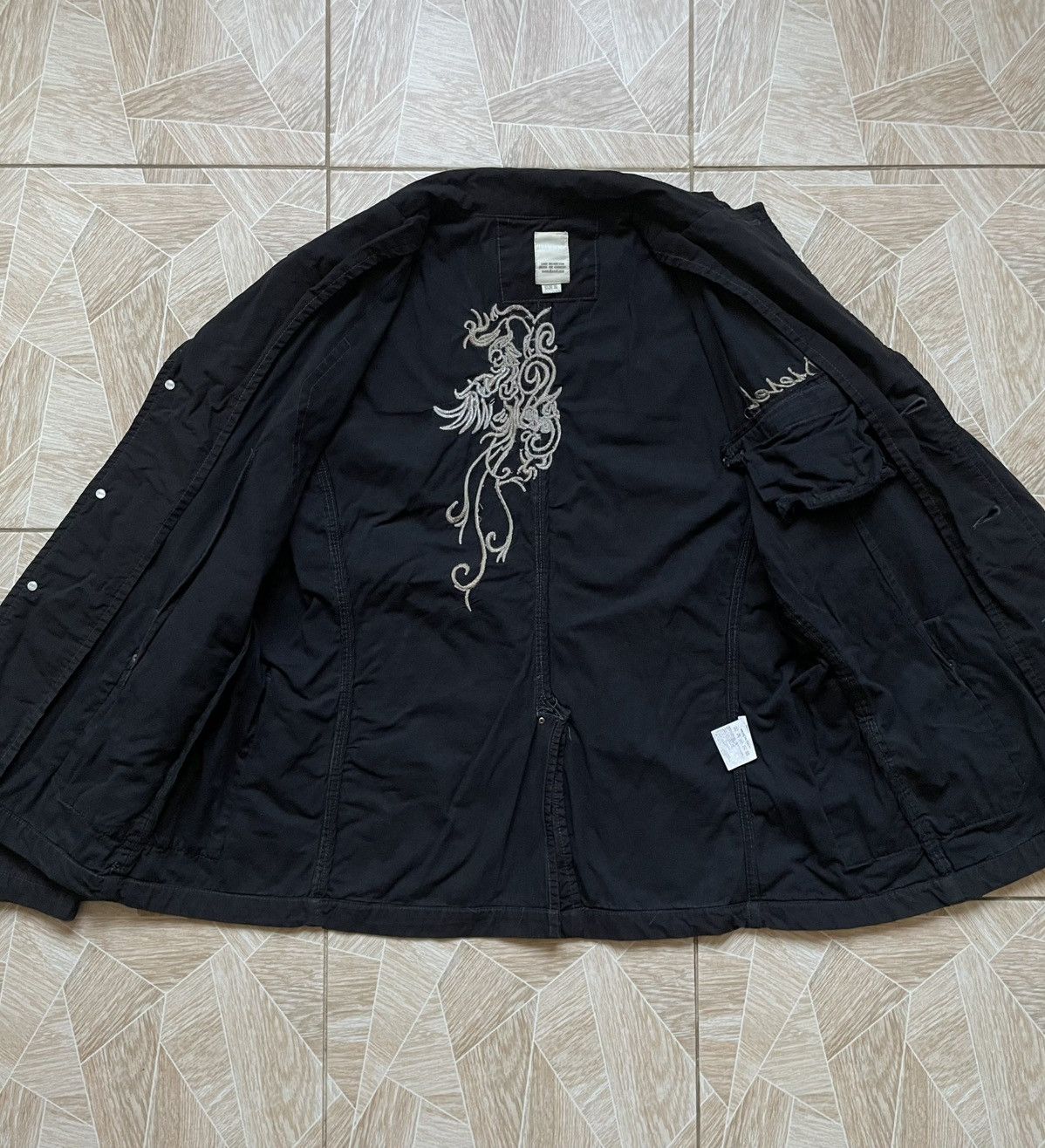 Diesel × Vintage Y2K Avant Garde Vintage Diesel Women’s Jacket Big Logo XL Size XXL / US 16-18 / IT 52-54 - 11 Thumbnail
