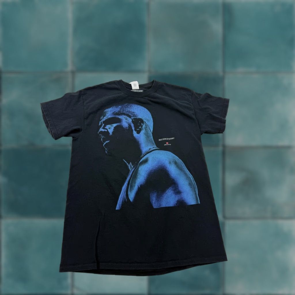 Gildan Drake Scorpion Live Shirt Mens Medium Black Tour Concert Graphic Tee Gildan Ultra Cotton Size US M / EU 48-50 / 2 - 1 Thumbnail