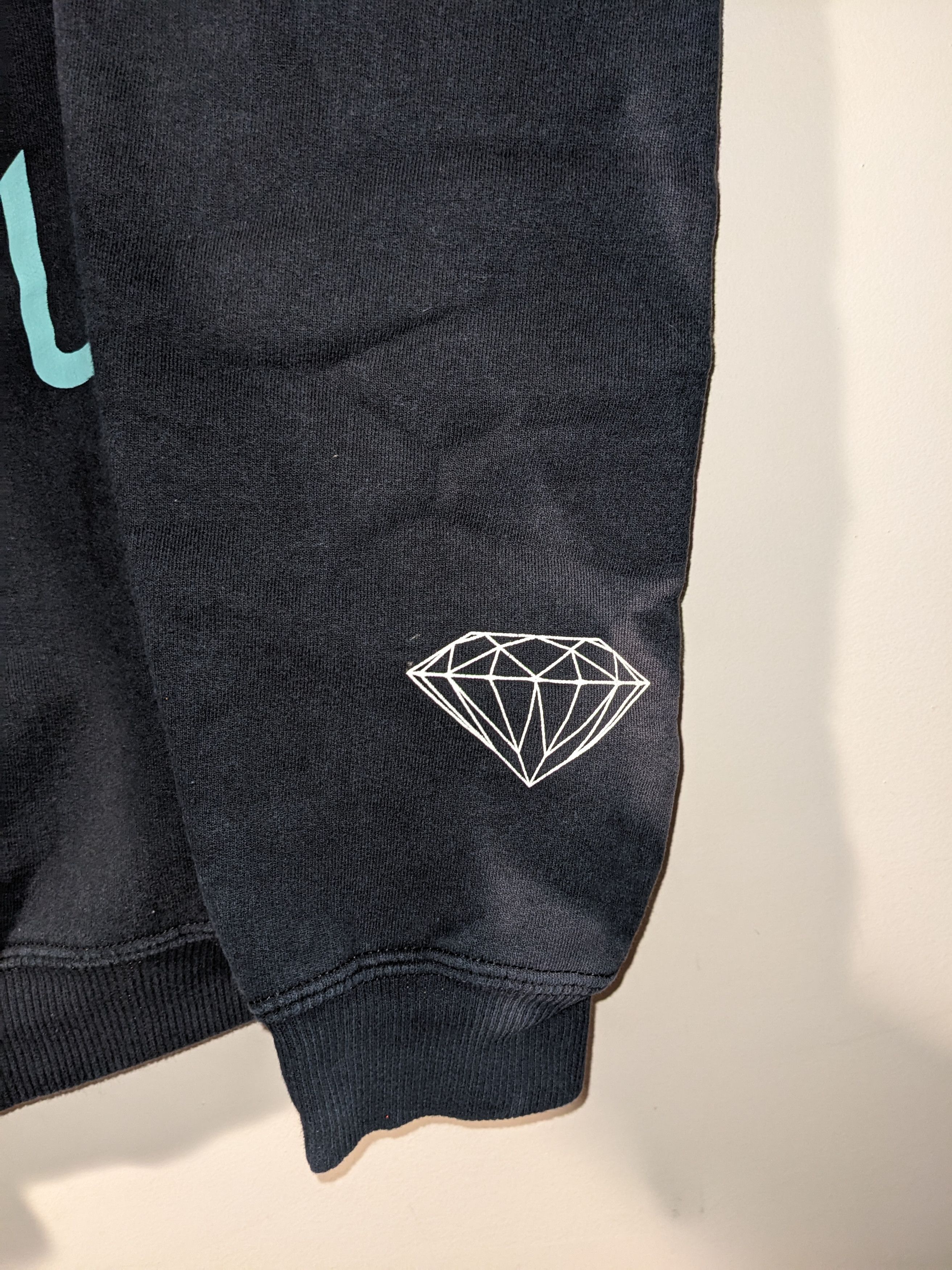 Diamond Supply Co. × Vintage Vintage Y2K Diamond Supply Co Logo Black Small Sweatshirt Size US S / EU 44-46 / 1 - 5 Thumbnail