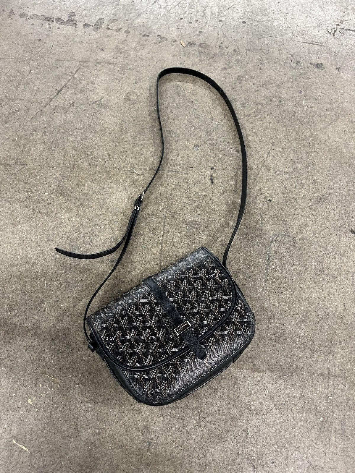 Goyard Messenger Bag in Black, Men's