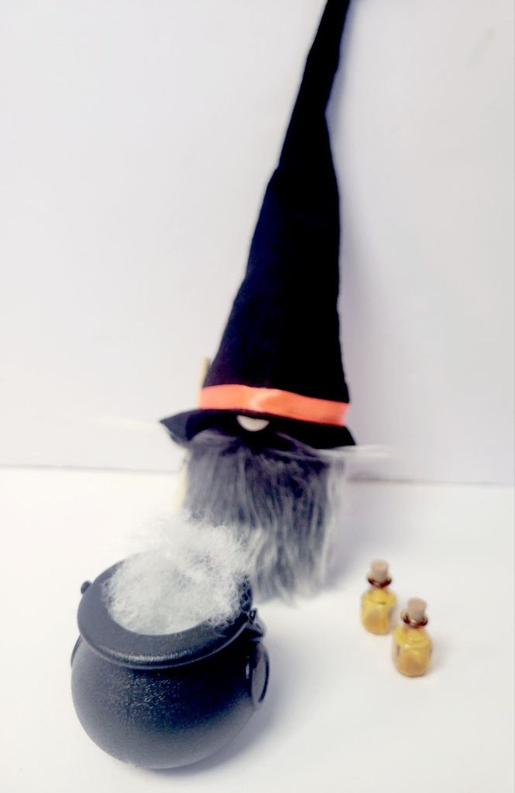 Handmade Witch Halloween gnome shelf sitter tie Size ONE SIZE - 1 Thumbnail