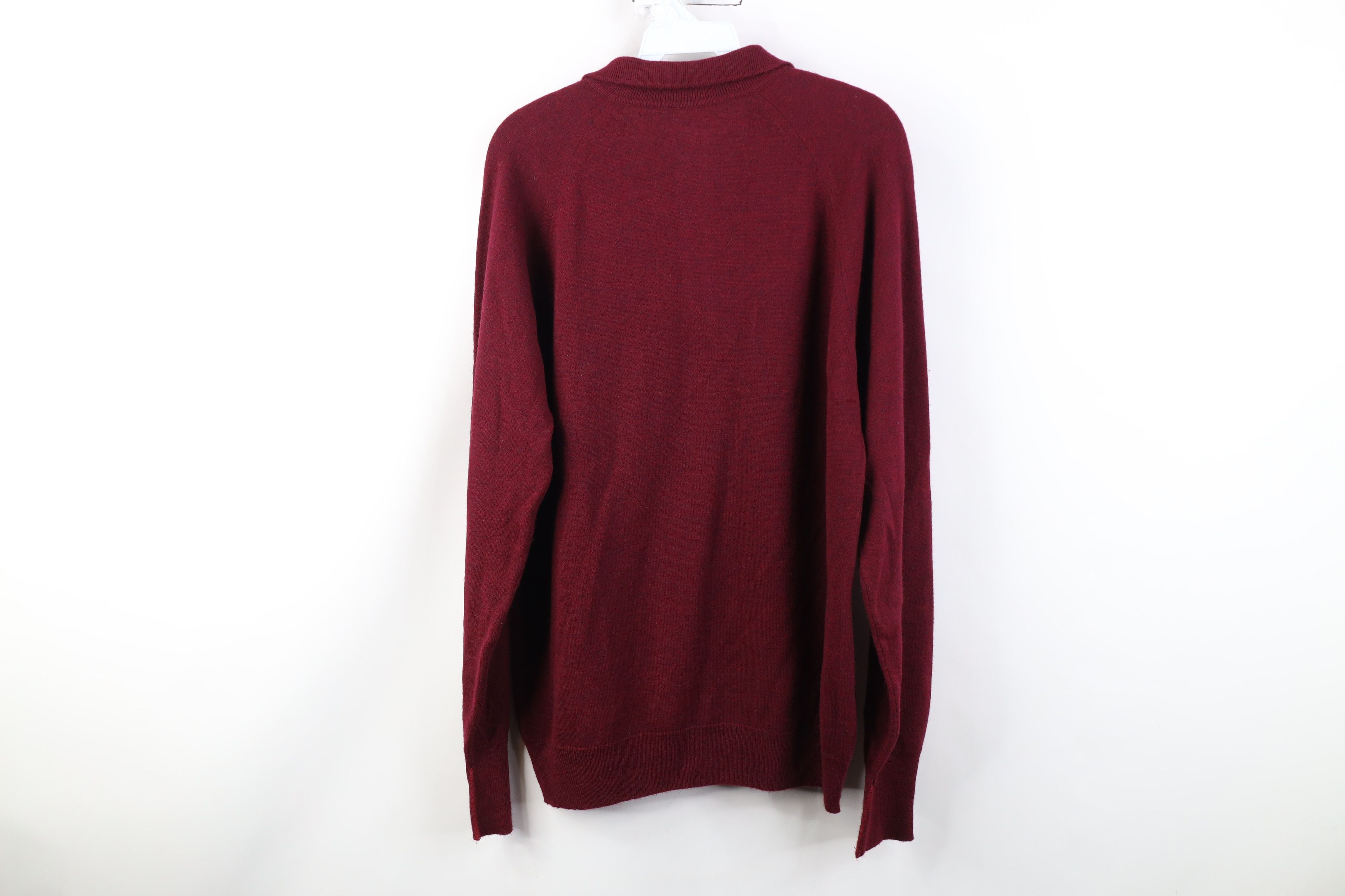 Vintage Vintage 70s Streetwear Wool Blend Knit Collared Sweater USA Size US M / EU 48-50 / 2 - 9 Thumbnail