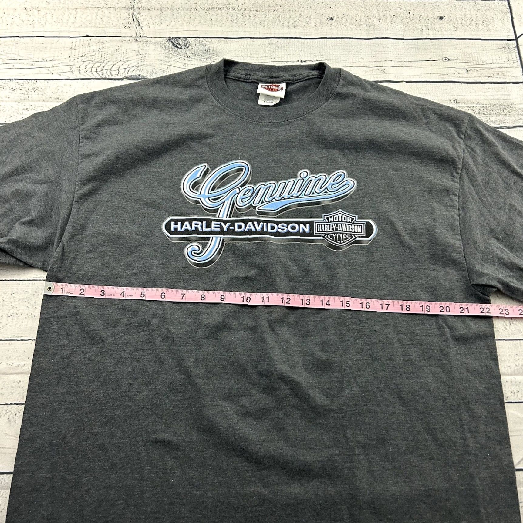 Harley Davidson Harley-Davidson Long Sleeve T Shirt Men XL Gray Motorcycle Shirt Size US XL / EU 56 / 4 - 4 Thumbnail
