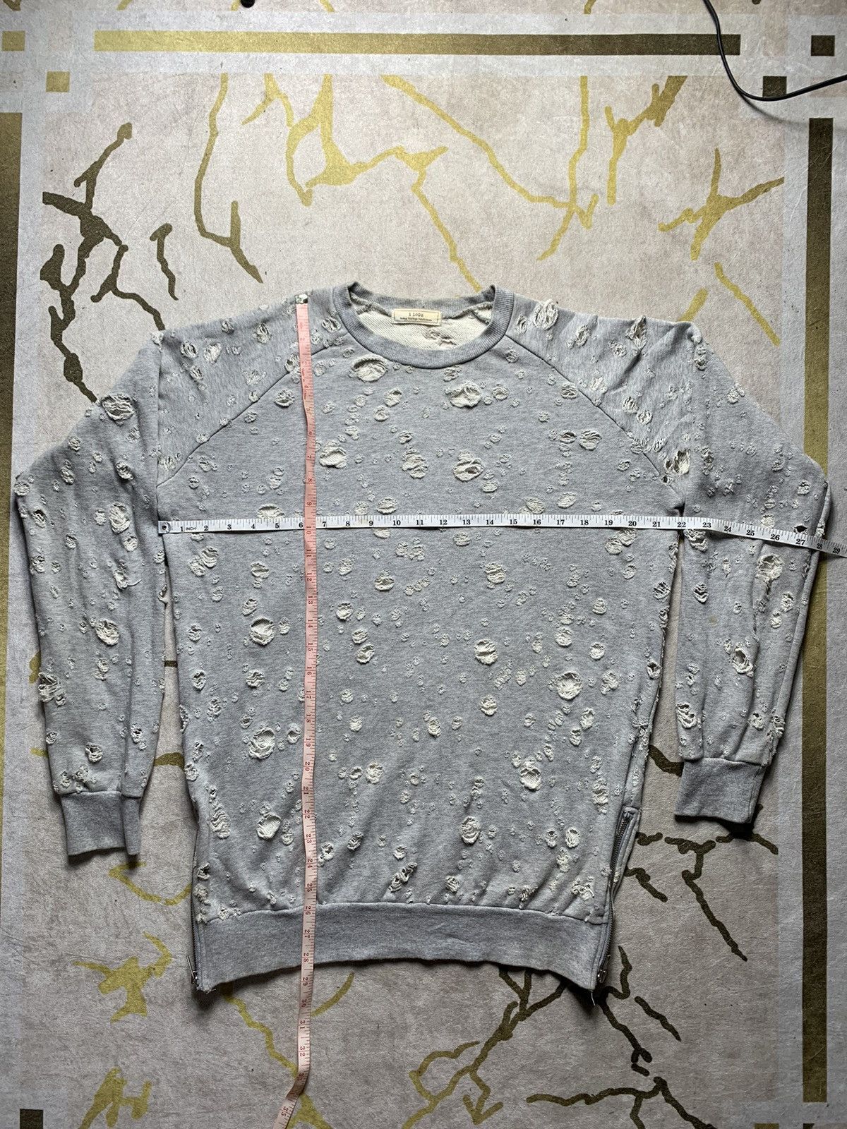 Beauty Beast × Japanese Brand × Vintage Distressed Japanese i lode poem punk longsleeve Size US L / EU 52-54 / 3 - 4 Thumbnail