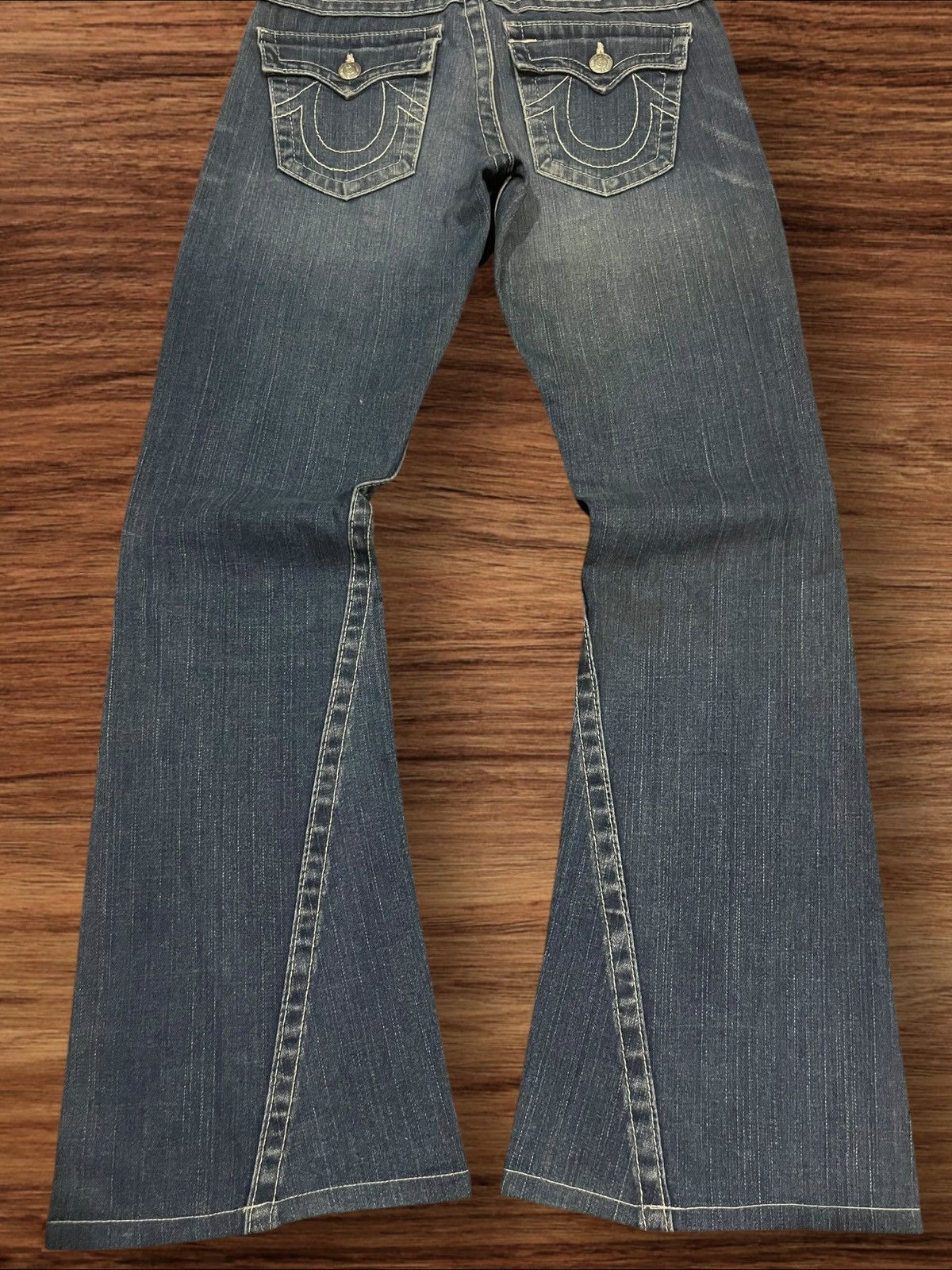 True Religion Vintage True Religion Joey Flare Style Distressed Jeans Size 27" / US 4 / IT 40 - 11 Thumbnail