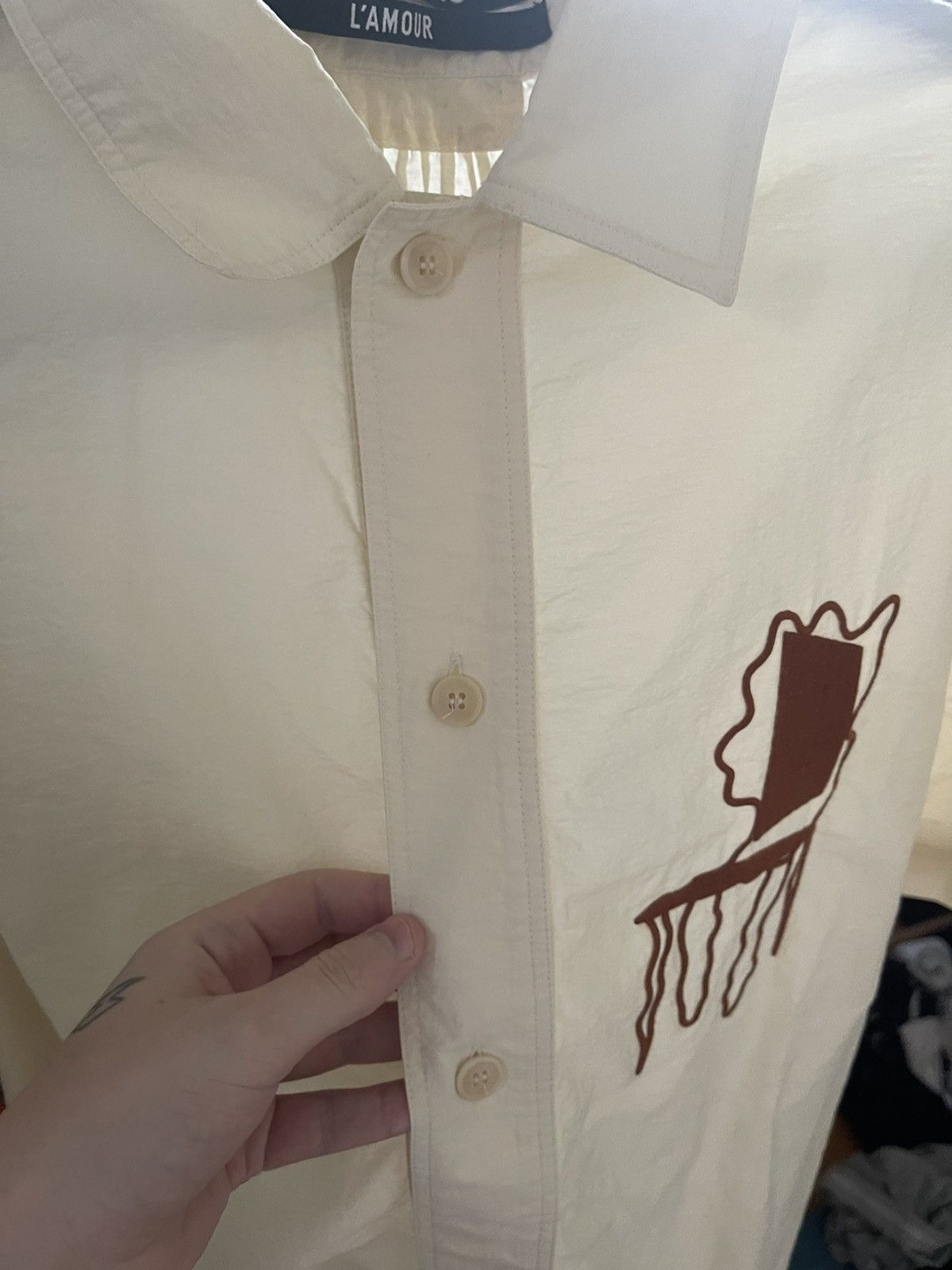 Jacquemus La Chemise Moisson Chair Button Up Shirt Off White Size US M / EU 48-50 / 2 - 6 Thumbnail