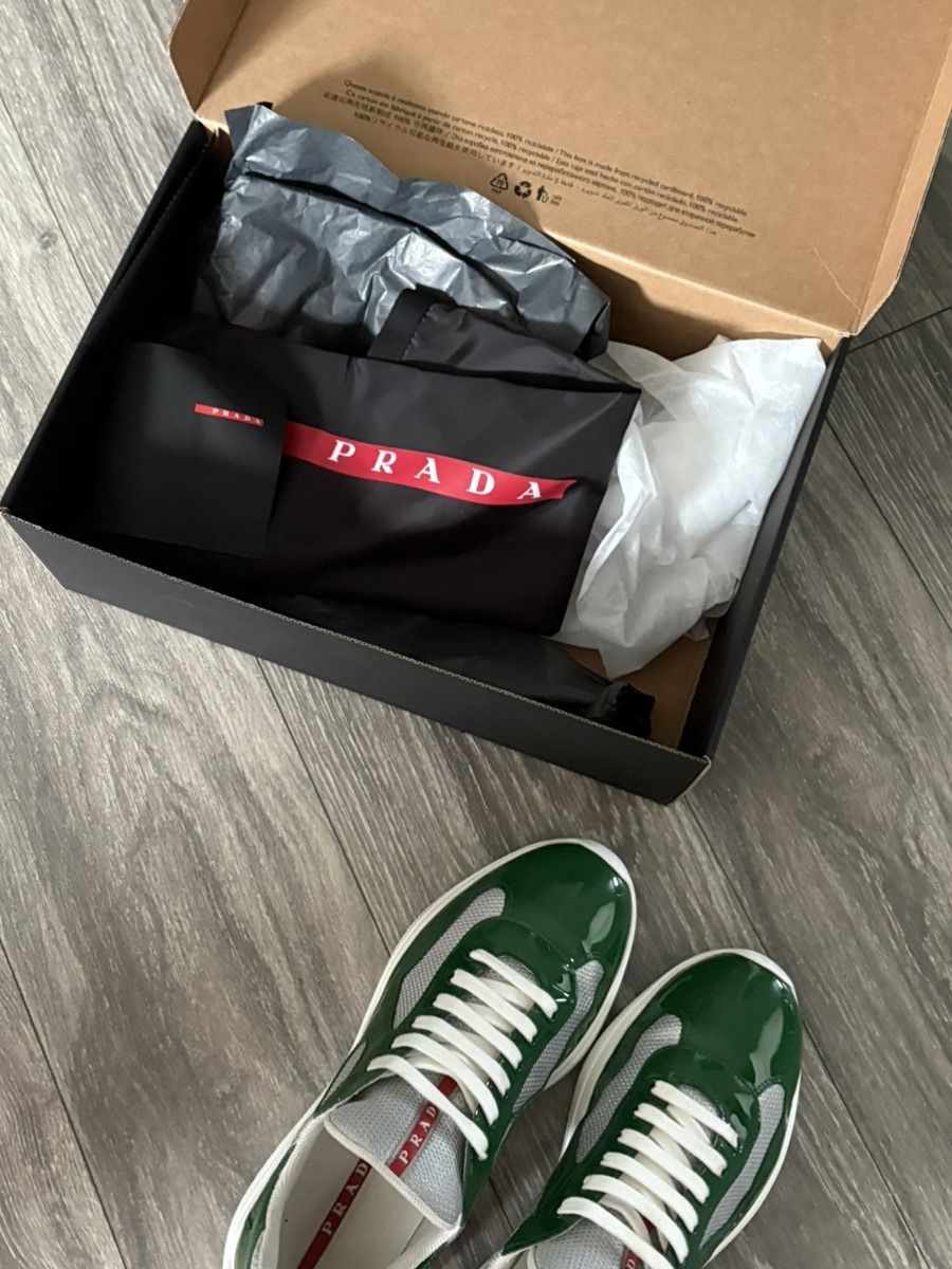 Prada Prada green americas cup sneakers Size US 9 / EU 42 - 10 Thumbnail