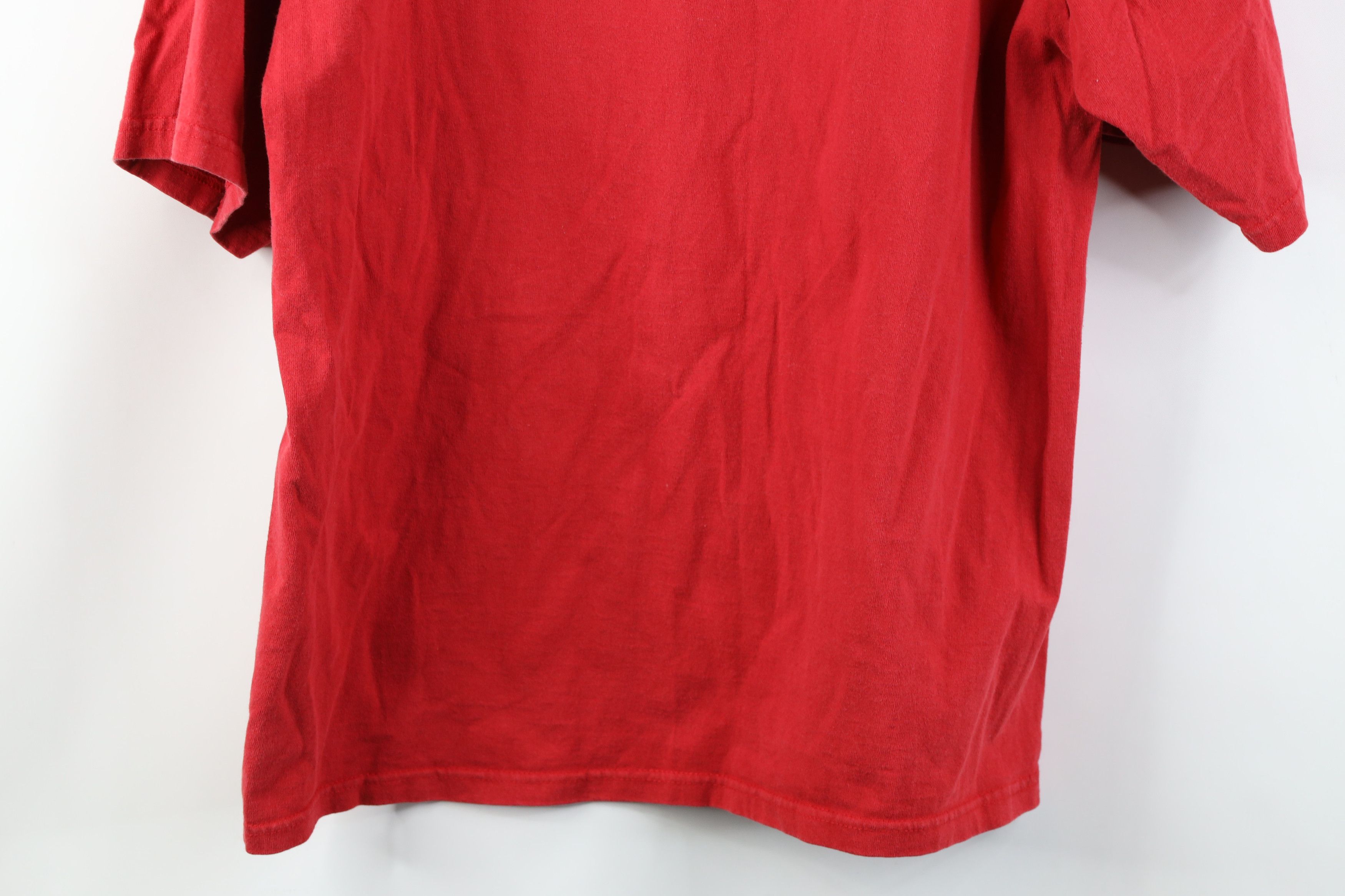 Vintage Vintage 90s Spell Script Ohio State University T-Shirt Red Size US L / EU 52-54 / 3 - 15 Thumbnail