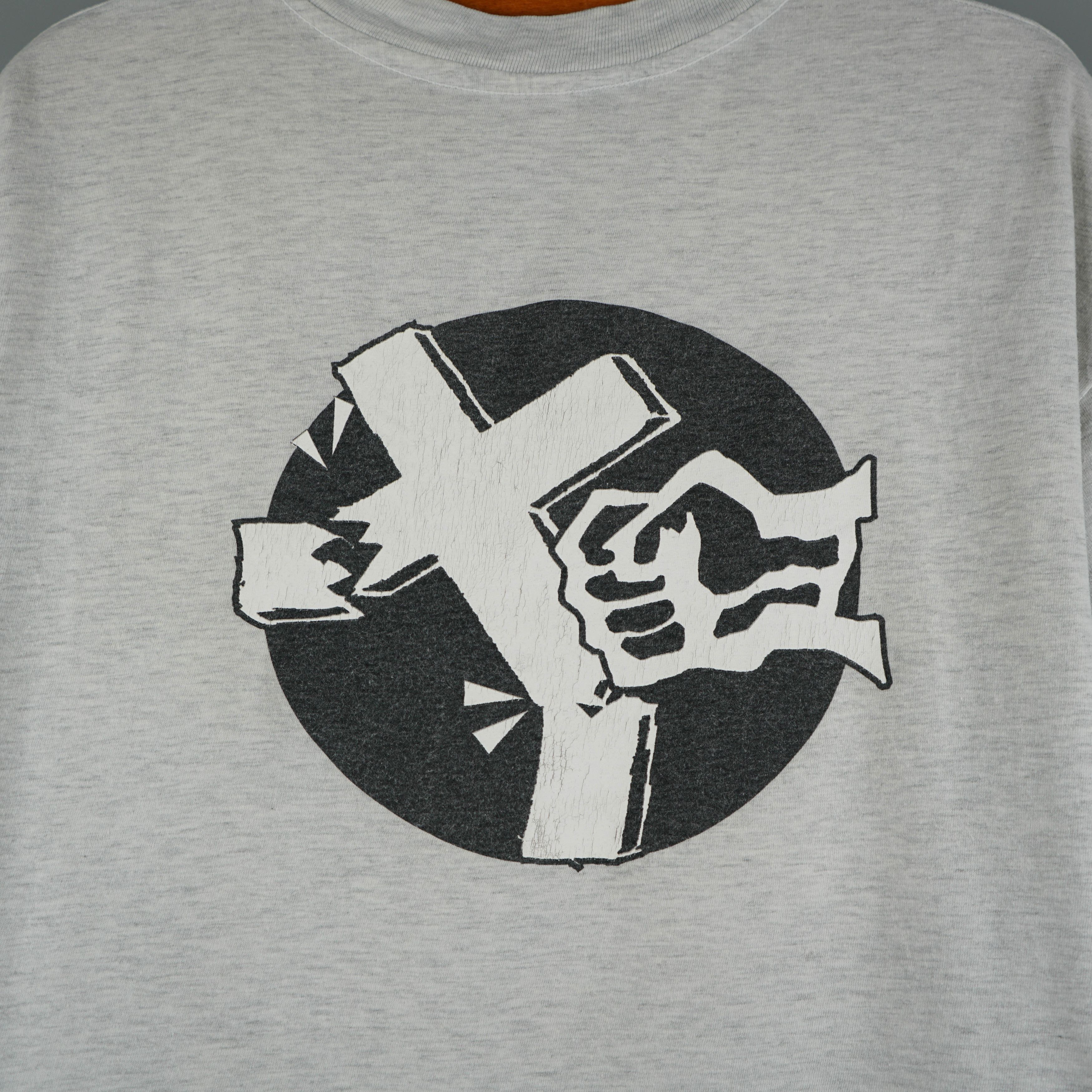 Vintage Vintage 1990s Jesus Christ Humor T-Shirt Size US XL / EU 56 / 4 - 11 Thumbnail