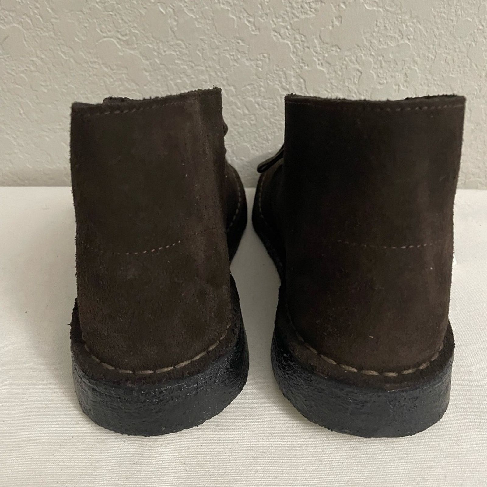 Clarks Clarks Men Desert Boot Bushacre 3 Chukka Brown Suede 7.5 Size US 7.5 / EU 40-41 - 4 Thumbnail