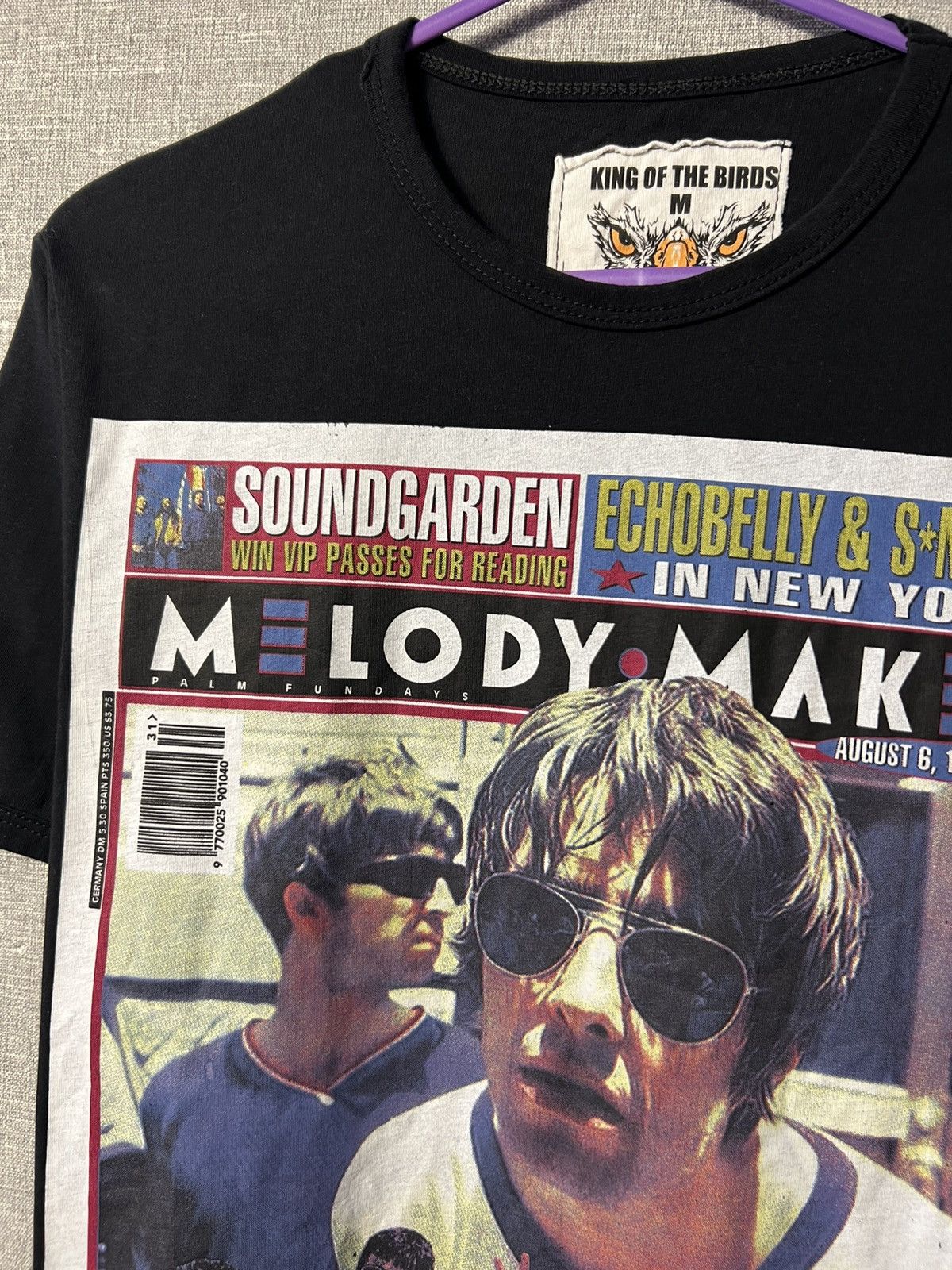 Band Tees × Vintage Melody Maker OASIS T-shirt Photographen by Tom Sheehan Size US M / EU 48-50 / 2 - 5 Thumbnail