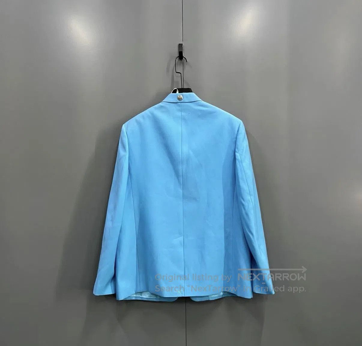 Burberry Blue Double-Breasted Blazer. Size US L / EU 52-54 / 3 - 2 Thumbnail