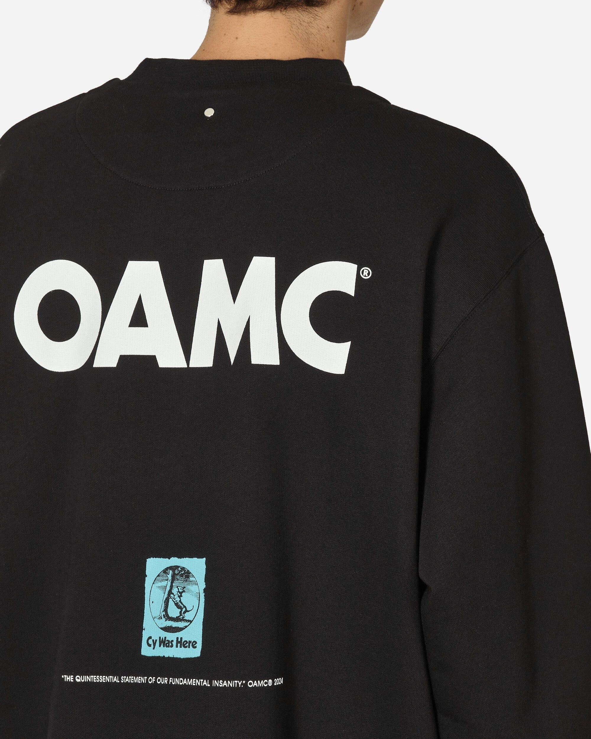 OAMC o1y0225 Logo Crewneck Sweatshirt in Black Size US XS / EU 42 / 0 - 3 Thumbnail