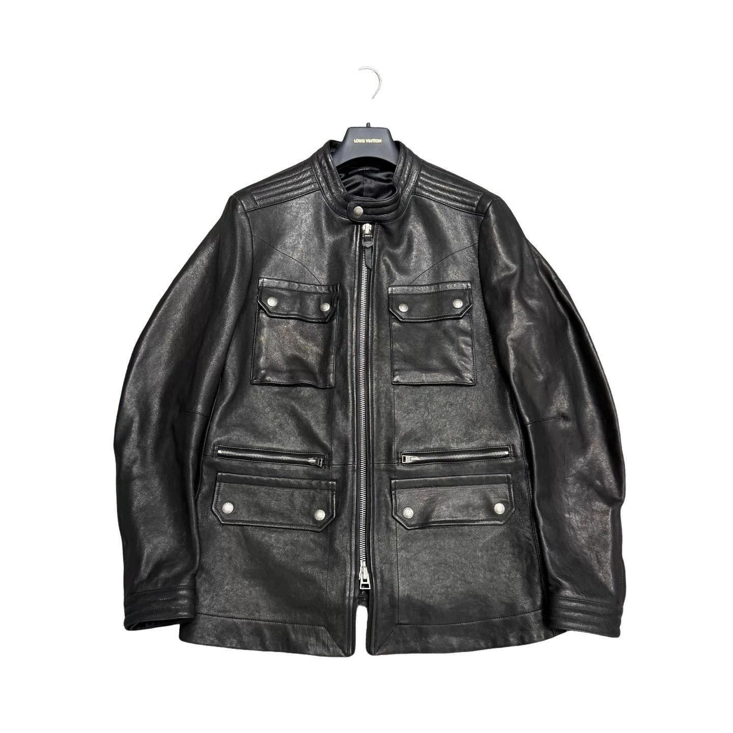 Tom Ford Tom Ford Lambskin Multi-Pocket Leather Jacket Size 52 Size US L / EU 52-54 / 3 - 1 Thumbnail