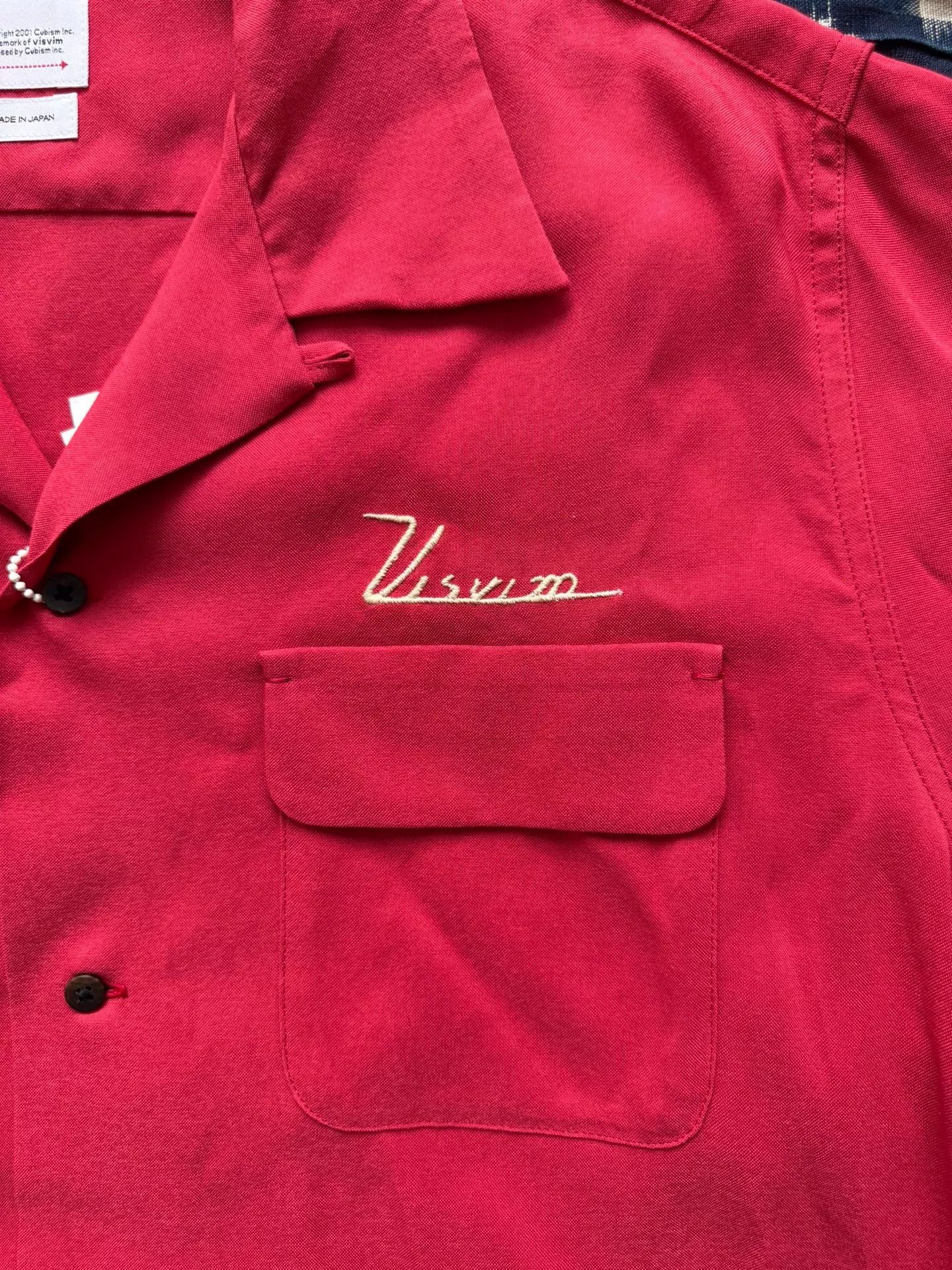 Visvim VISVIM 26SS JUDD SHIRT S/S Distressed Printed Red Size 4 Size US XL / EU 56 / 4 - 6 Thumbnail