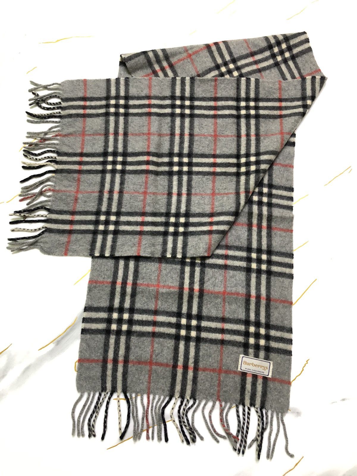 Burberry Vintage Burberry Muffler Scarf -(SC0049) Size ONE SIZE - 1 Thumbnail