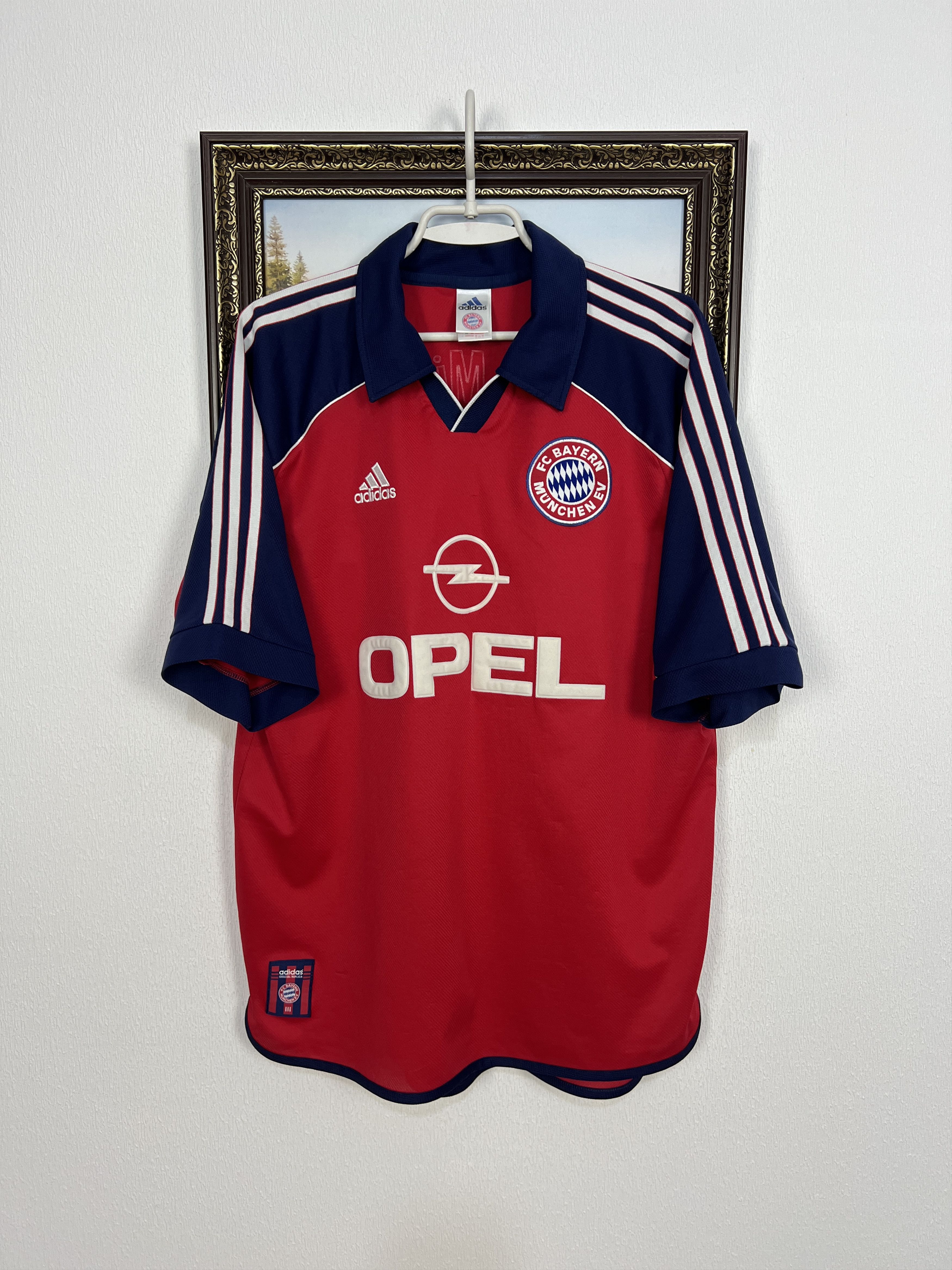 Adidas Bayern Munich Home football shirt 1999 Soccer Adidas Size US L / EU 52-54 / 3 - 1 Thumbnail