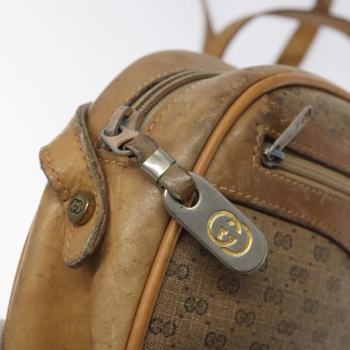 Gucci GUCCI Micro GG Supreme Shoulder Bag Pvc Beige Gold Size ONE SIZE - 16 Thumbnail