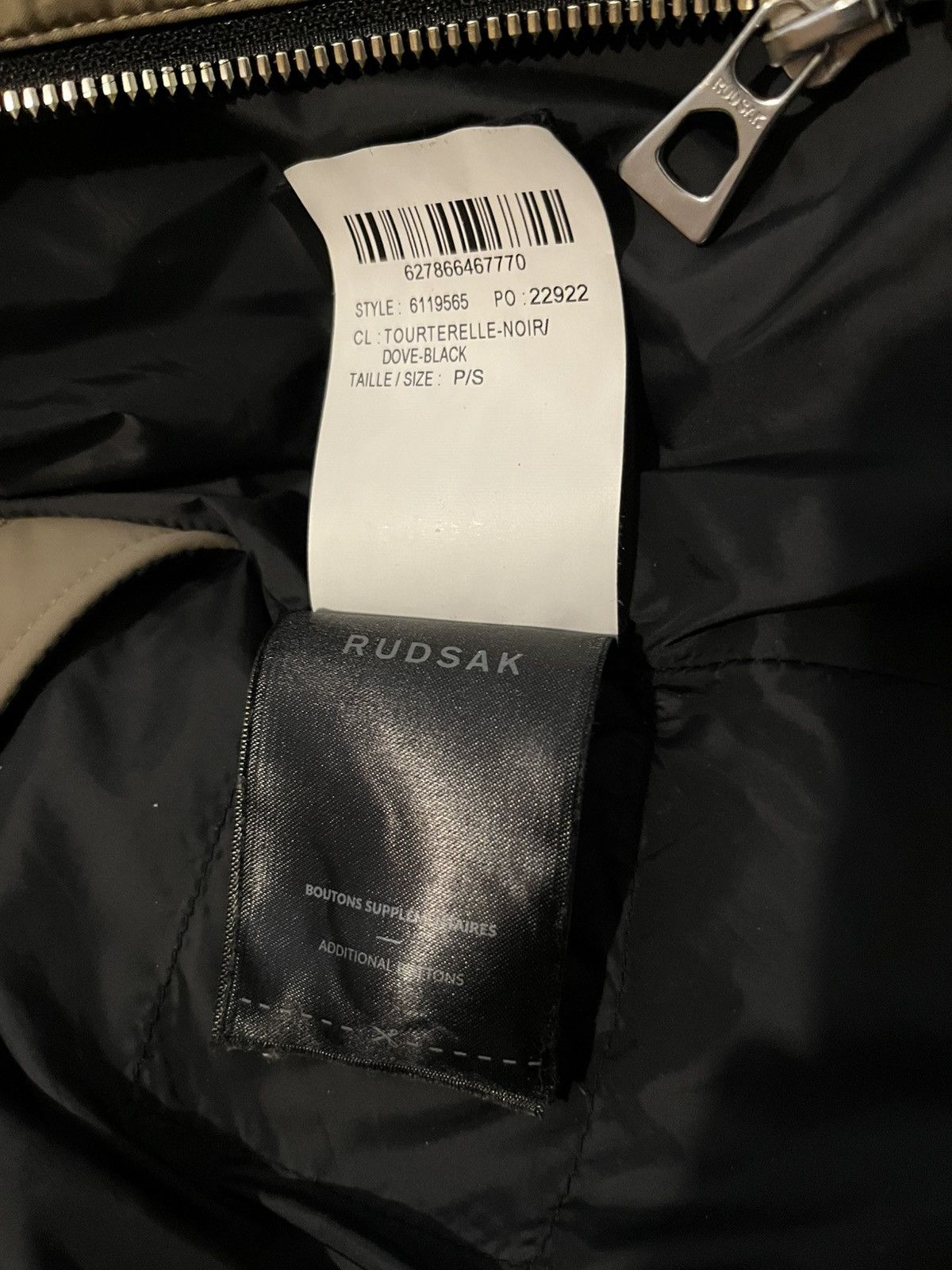 RUDSAK 800+ Fill Down Parka w/ Raccoon Fur Trim – Size S