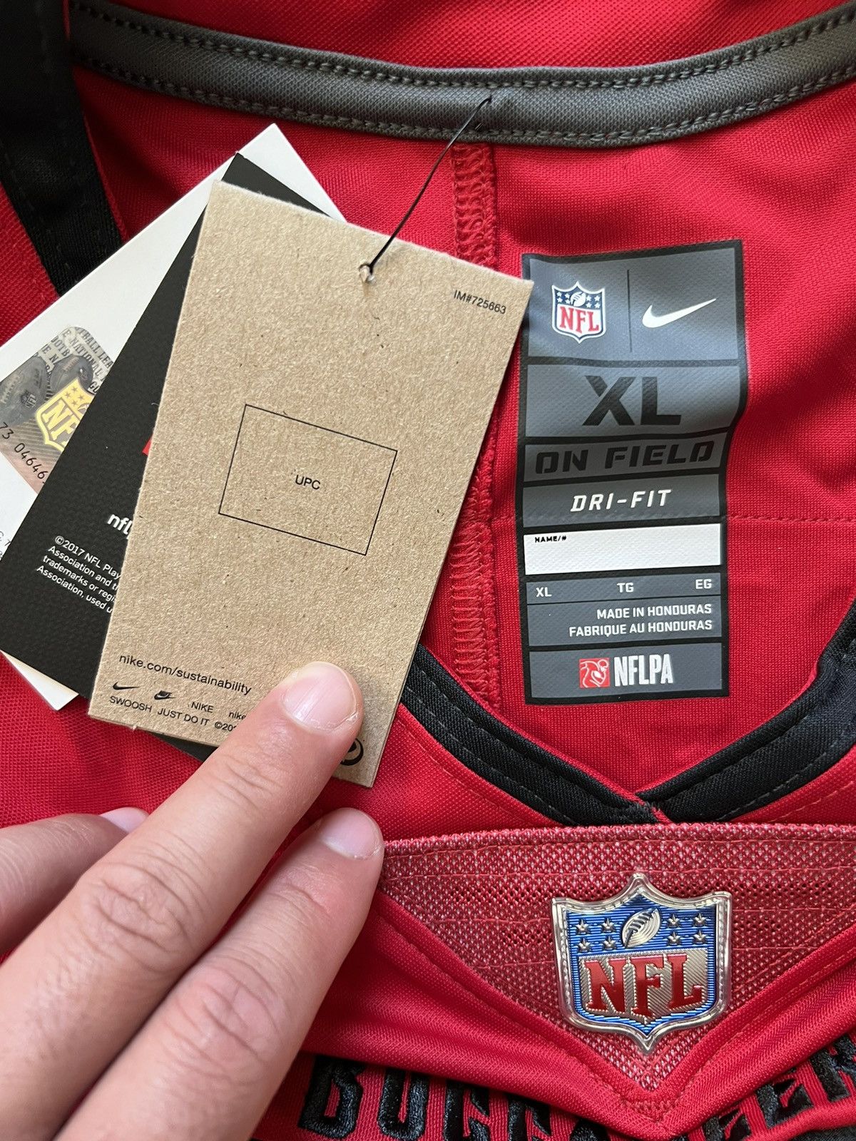 Nike Nike Tom Brady Tampa Bay Buccaneers Vapor Jersey $160 Size US XL / EU 56 / 4 - 7 Thumbnail