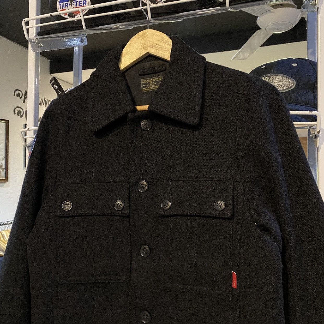 Wtaps WTAPS Melton CPO Jacket (CPO = “Chief Petty Officer” style) Size US S / EU 44-46 / 1 - 4 Thumbnail