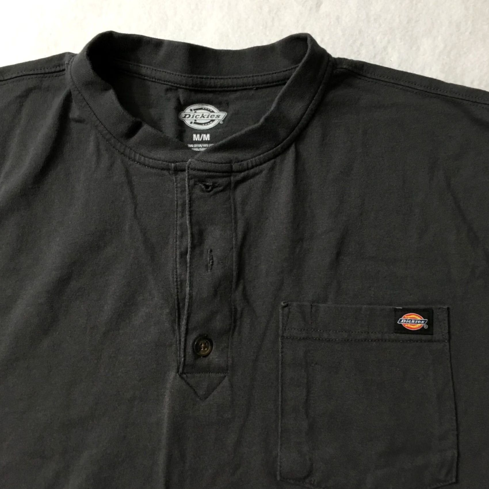 Dickies Dickies Men's Short Sleeve T-Shirt Gray Gray MEDIUM Pocket Performance Cotton Regular Size M Shirts Mens Pro-Grade Vintage No Size US M / EU 48-50 / 2 - 2 Thumbnail