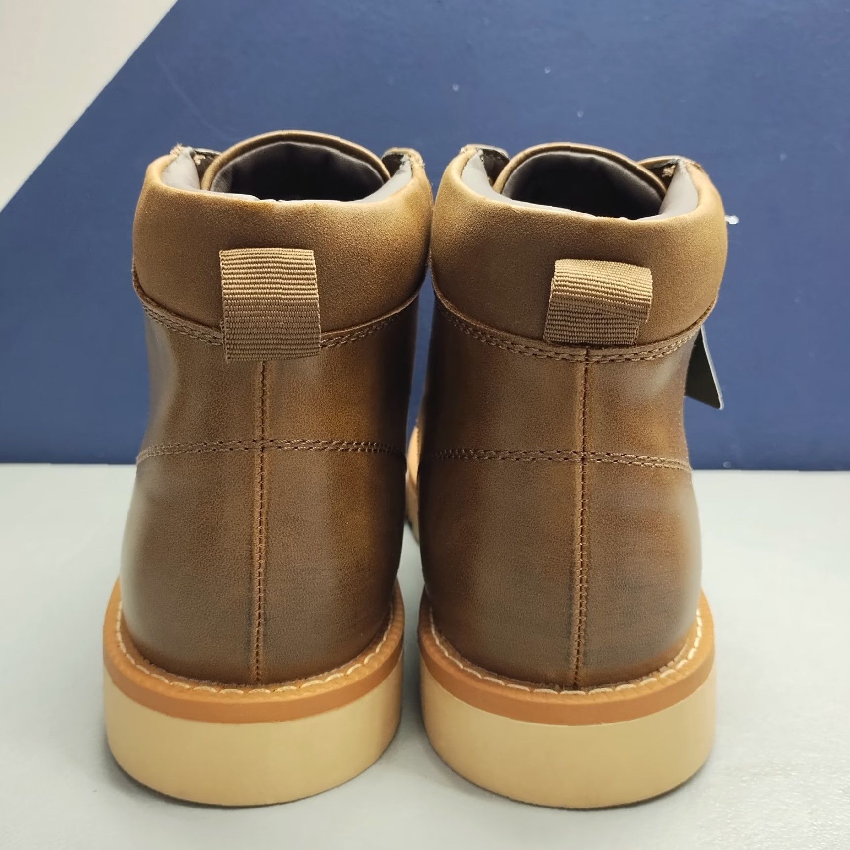 Drew Drew Mens Mutal Weave Ankle Boots Size 9 Mens Brown Synthetic Moc Toe Lace Up NWOB Shoes Size US 13 / EU 46 - 5 Thumbnail