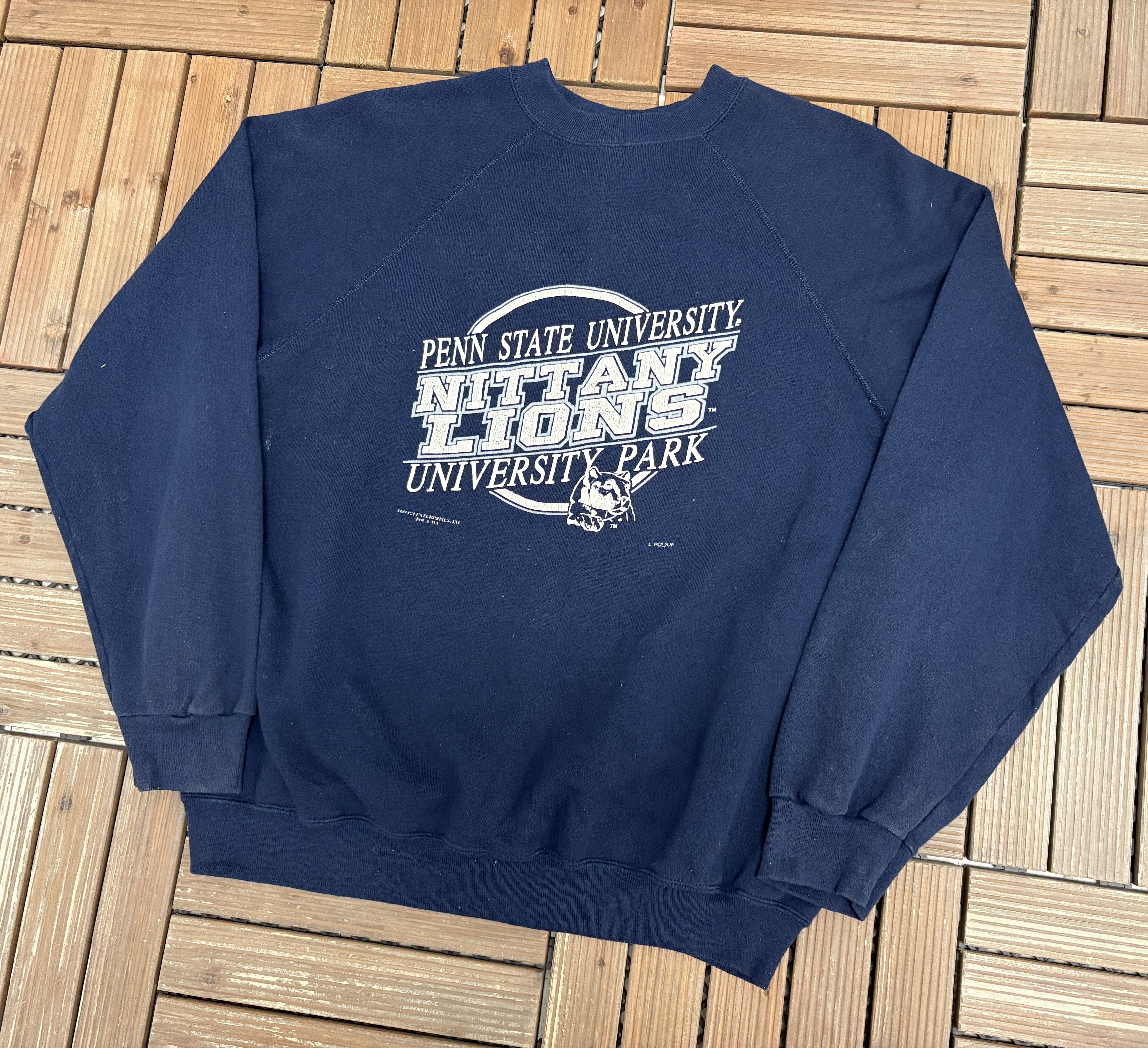 Vintage Penn State Nittany Lions Vintage Sweater Crewneck Size US XL / EU 56 / 4 - 3 Thumbnail