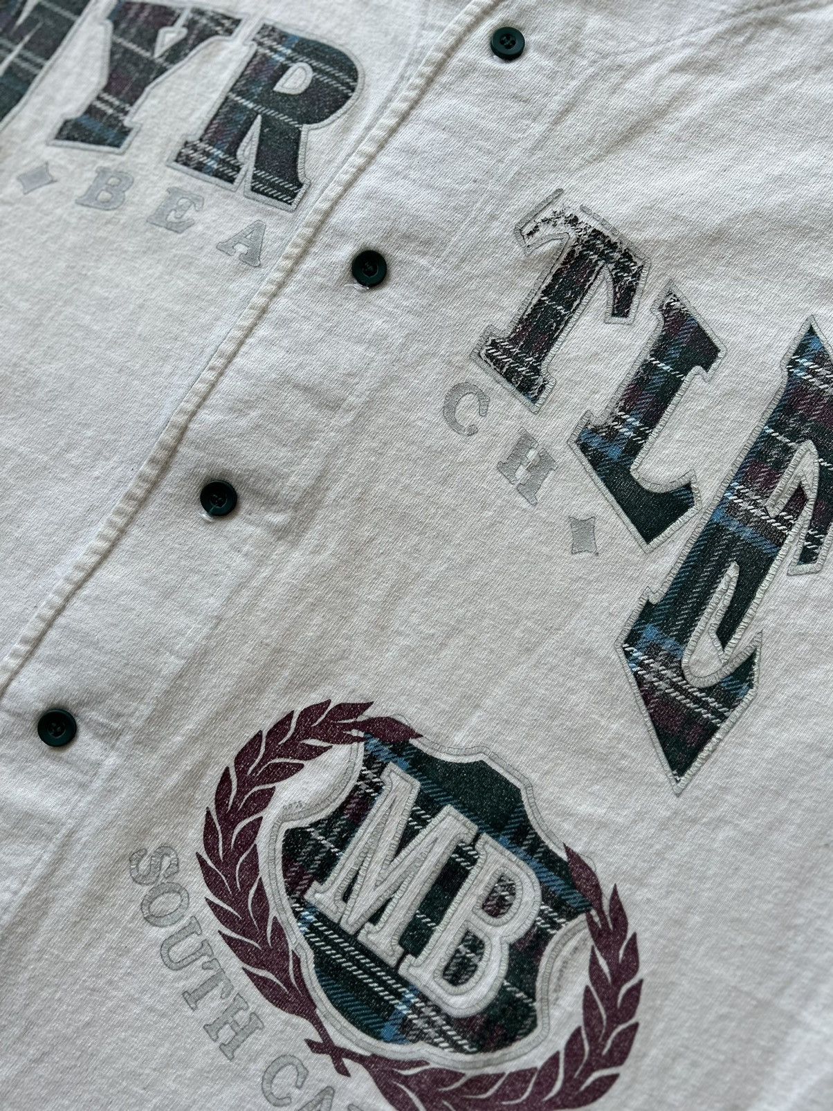 Vintage Vintage 90s Myrtle Beach Single Stitch Baseball Jersey Size US L / EU 52-54 / 3 - 3 Thumbnail