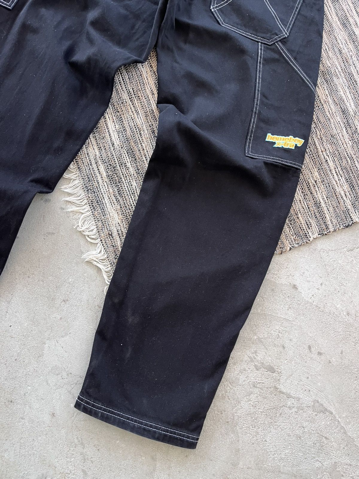 Carhartt Vintage Homeboy Loud Couture Black Baggy Denim Jeans 34x34 Size US 34 / EU 50 - 14 Thumbnail