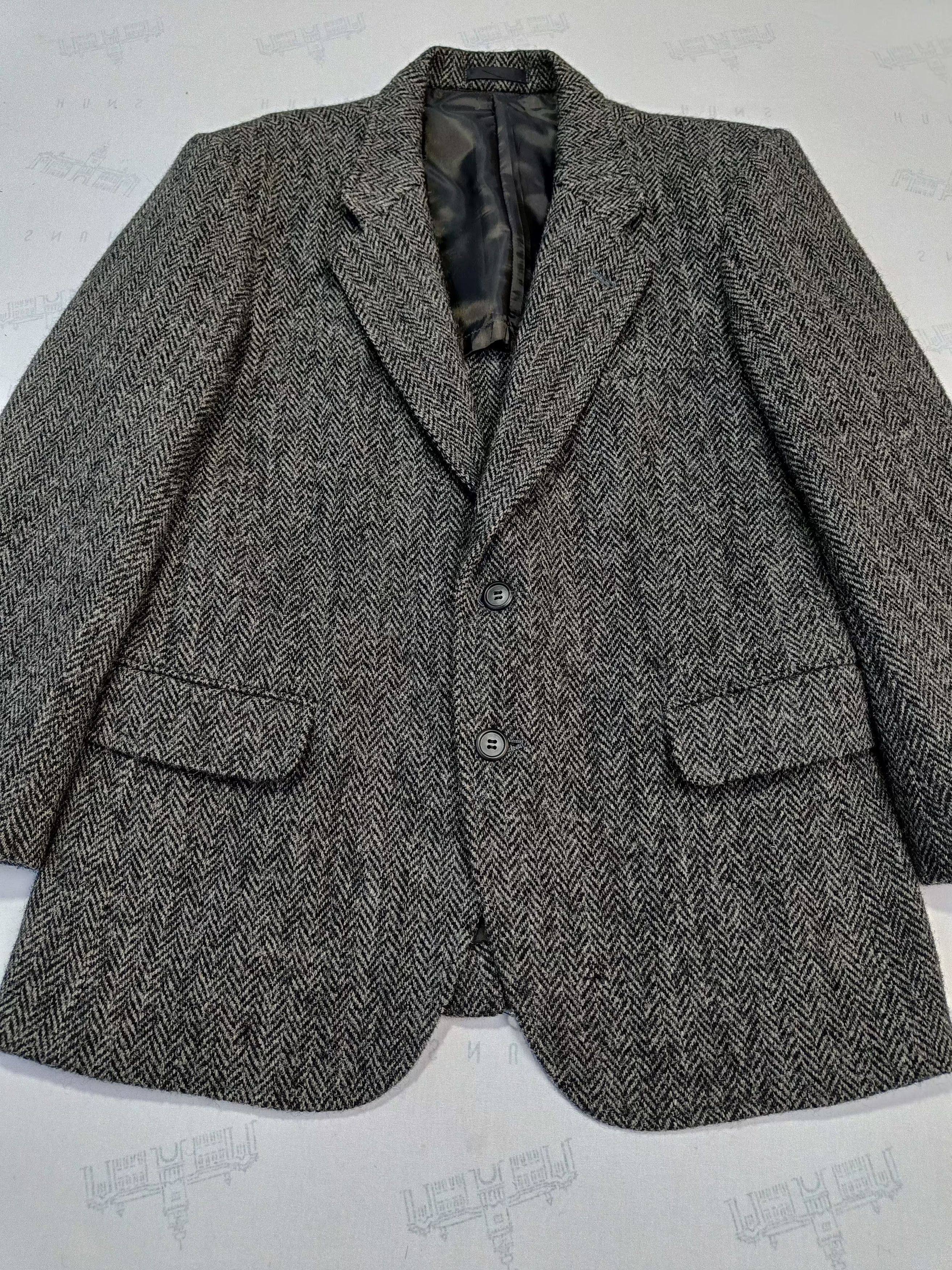 Harris Tweed Beautiful Harris Tweed Hand Woven Men's Wool Blazer Size 38L - 4 Thumbnail
