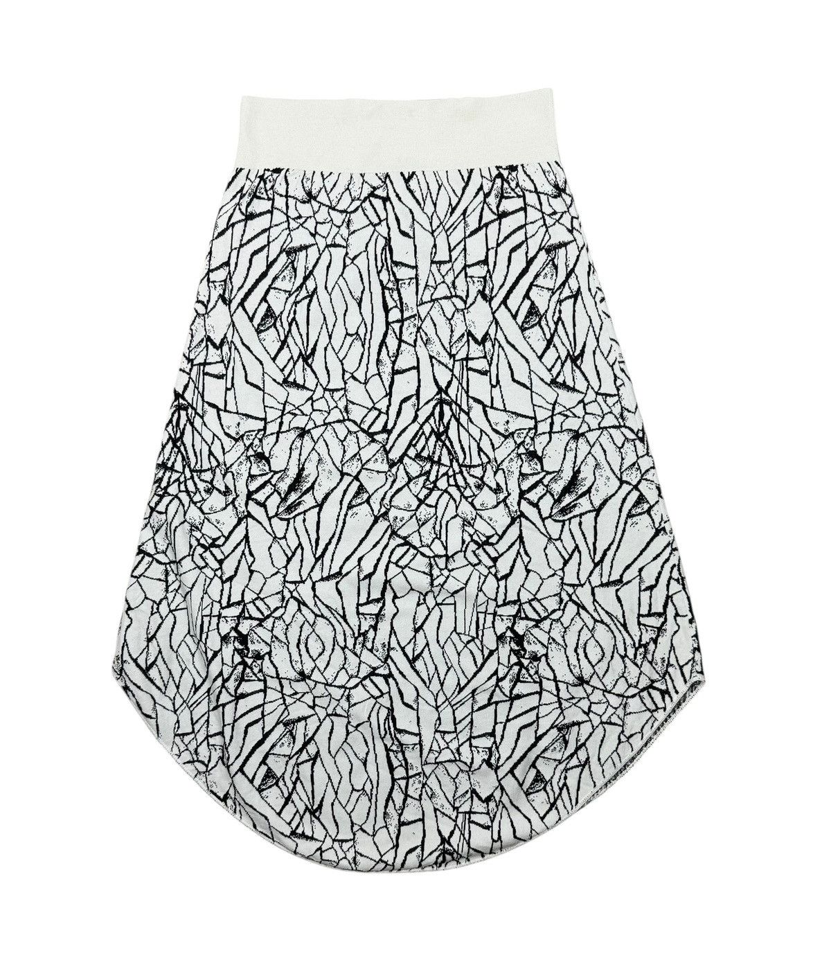 Sarah Pacini Sarah Pacini Maxi Knit Skirt Cotton-Viscose Avant Garde Size 30" / US 8 / IT 44 - 7 Thumbnail