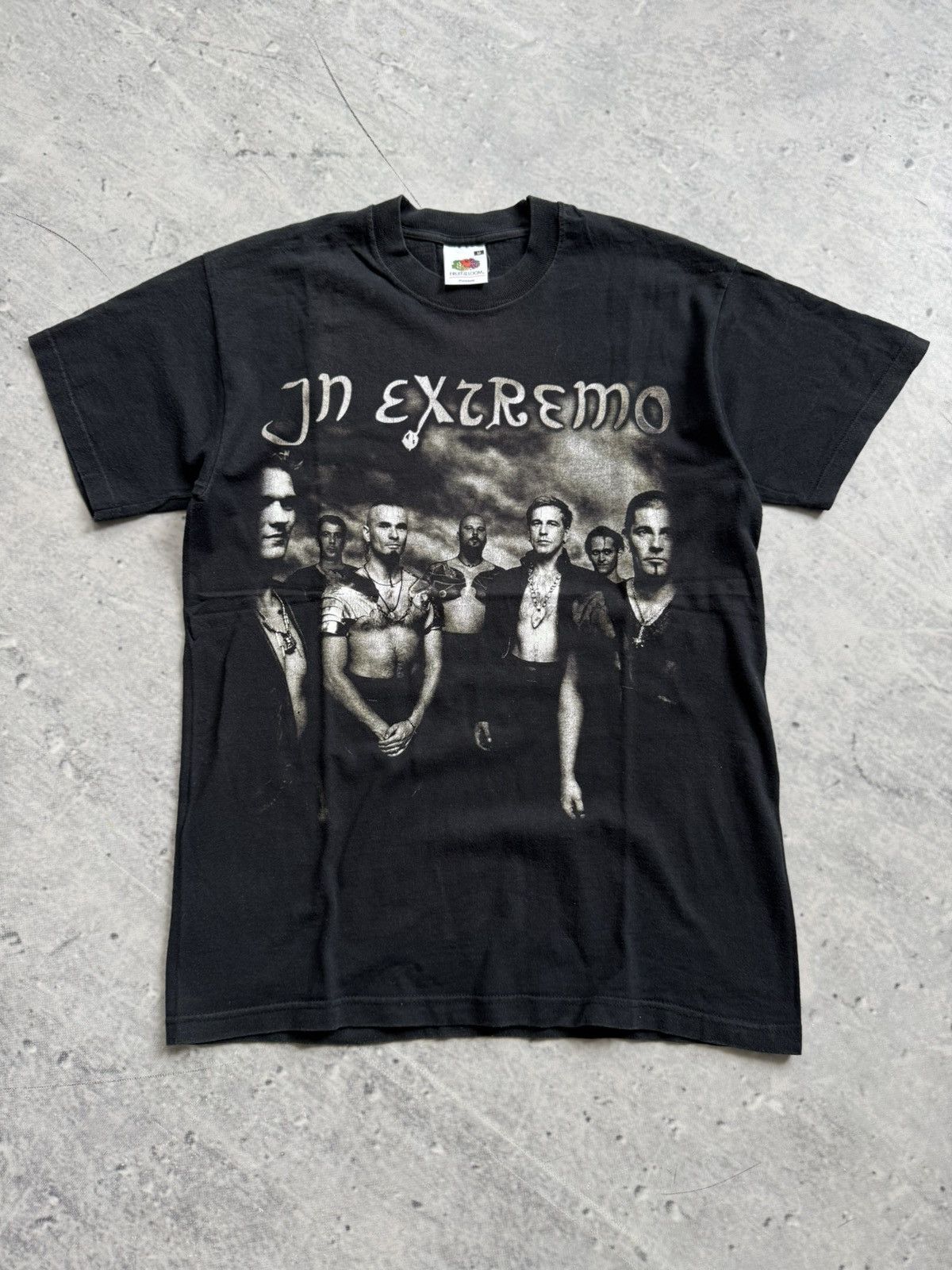 Designer × Vintage Vintage In Extremo t-shirt 00s tour Fruit Of the Loom Size US M / EU 48-50 / 2 - 1 Thumbnail
