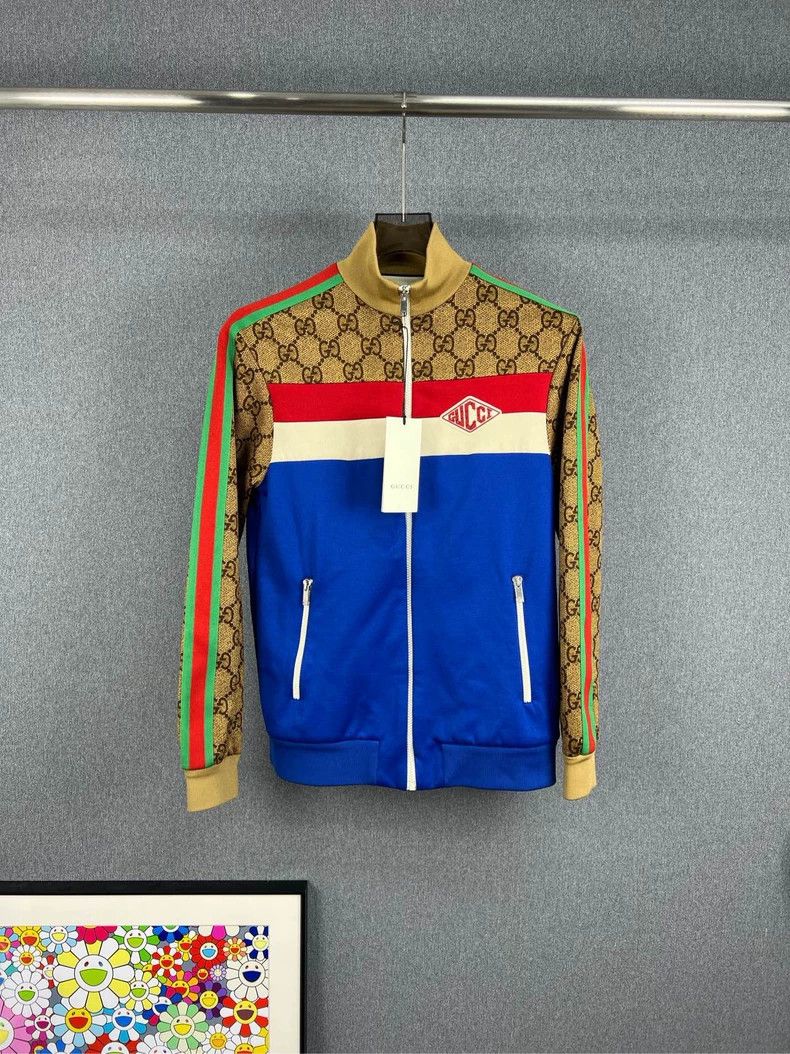 Gucci Gucci Red Blue Contrast Jacket XS Size - dmc Size US XS / EU 42 / 0 - 1 Thumbnail