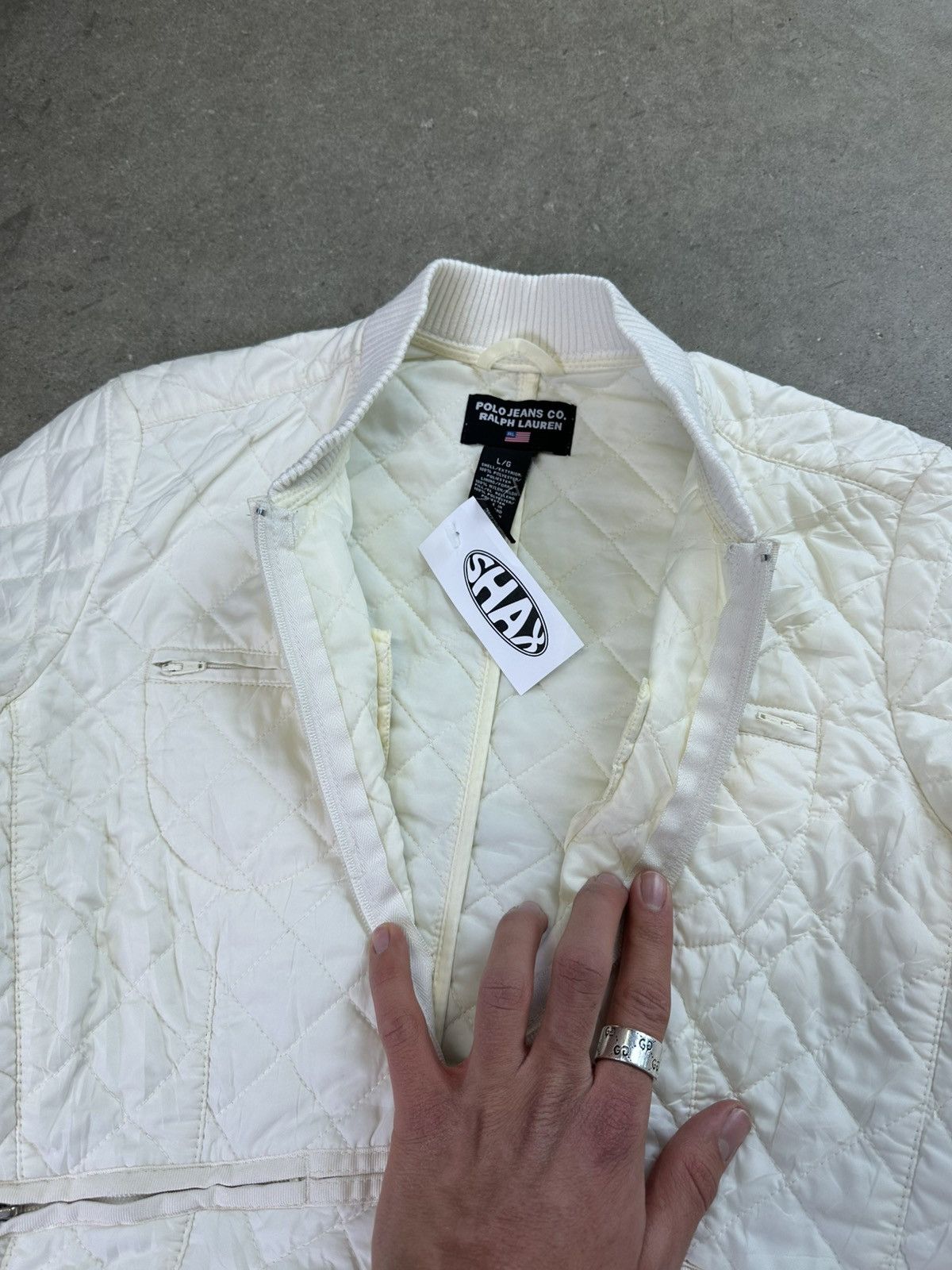 Polo Ralph Lauren Vintage Polo Jeans Co Quilted Jacket Ralph Lauren WMNS Large Size L / US 10 / IT 46 - 5 Thumbnail
