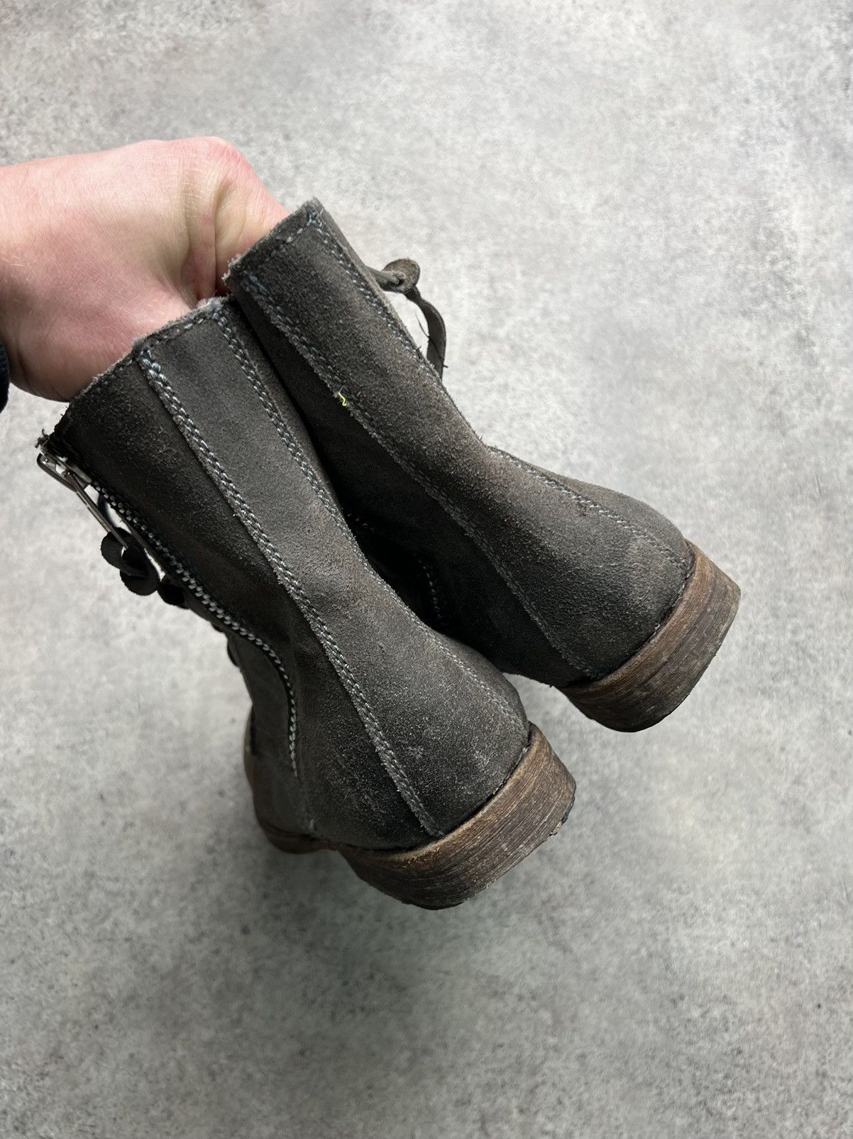 Steve Madden Steve Madden rare conspiracy style double zil leather boots Size US 10.5 / EU 43-44 - 8 Thumbnail